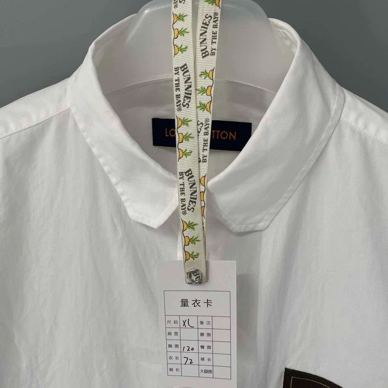 Louis Vuitton Louis Vuitton DNA White Instruction Shirt 2501-Nextarrow Size US XL / EU 56 / 4 - 6 Thumbnail