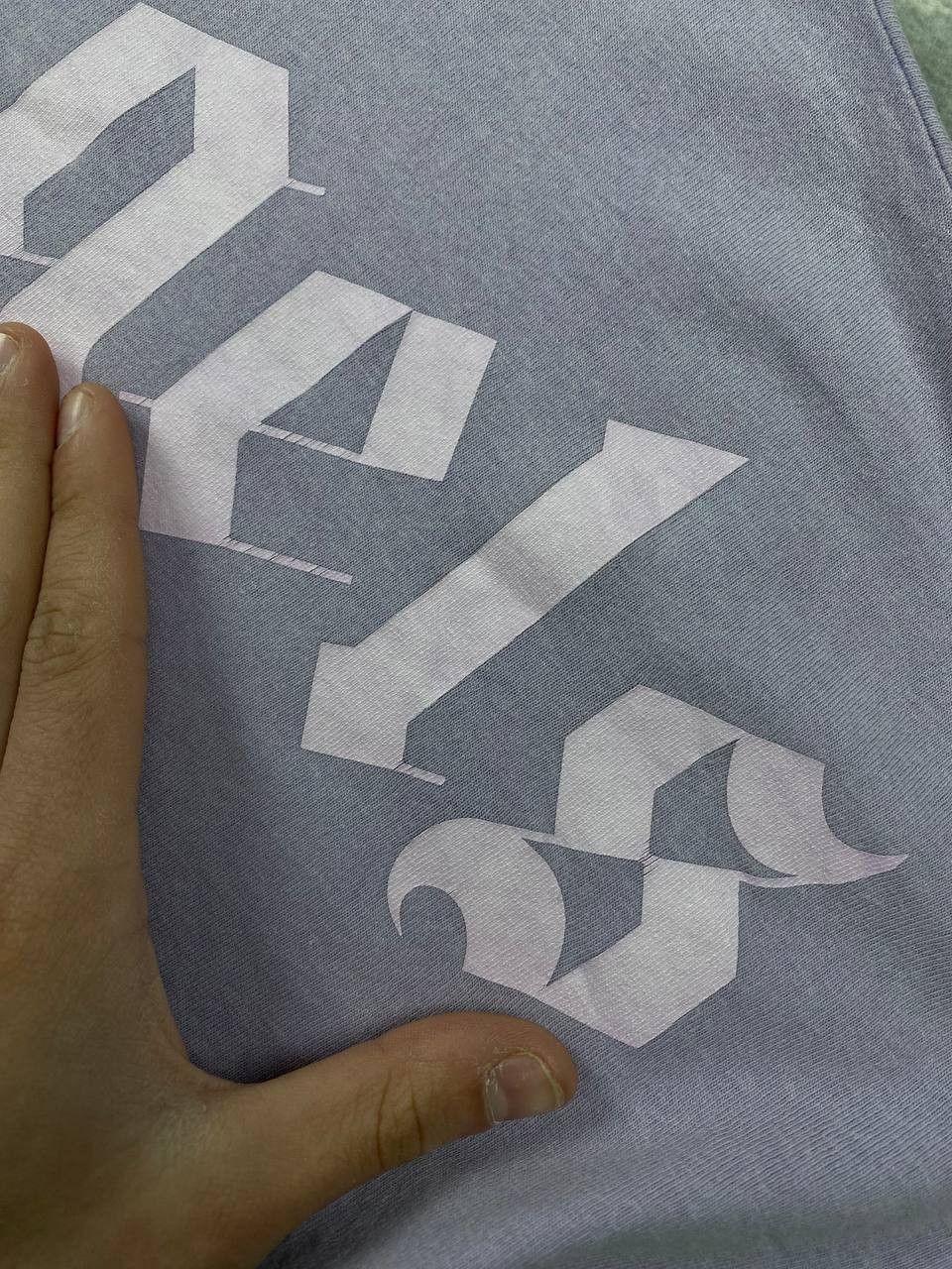 Palm Angels Palm Angels Lilac Big Logo T Shirt Men Size L Size US L / EU 52-54 / 3 - 2 Thumbnail