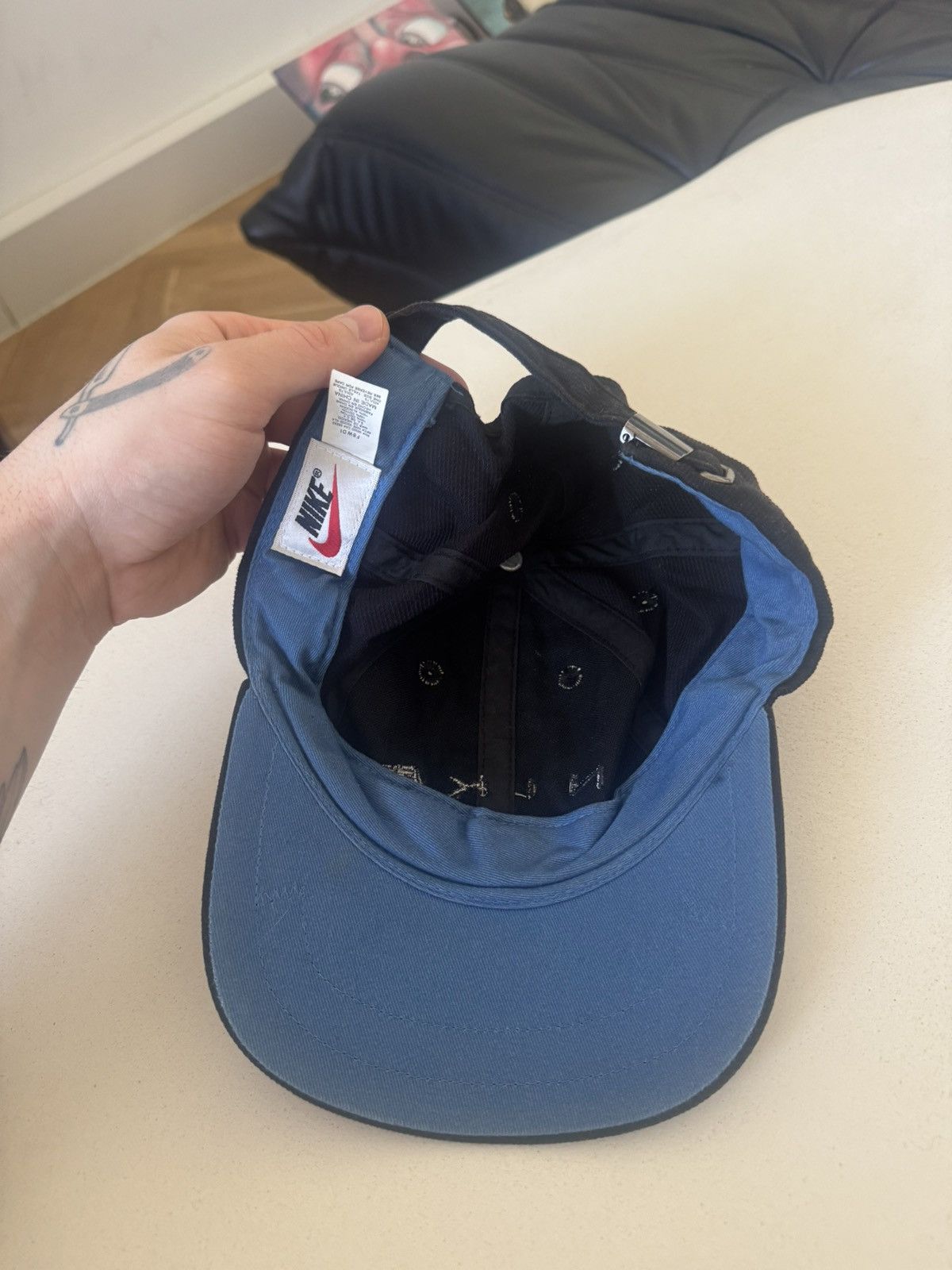 Nike Nike Vintage 90s Spellout Logo Hat Cap Snapback Rare Hype Size ONE SIZE - 4 Thumbnail