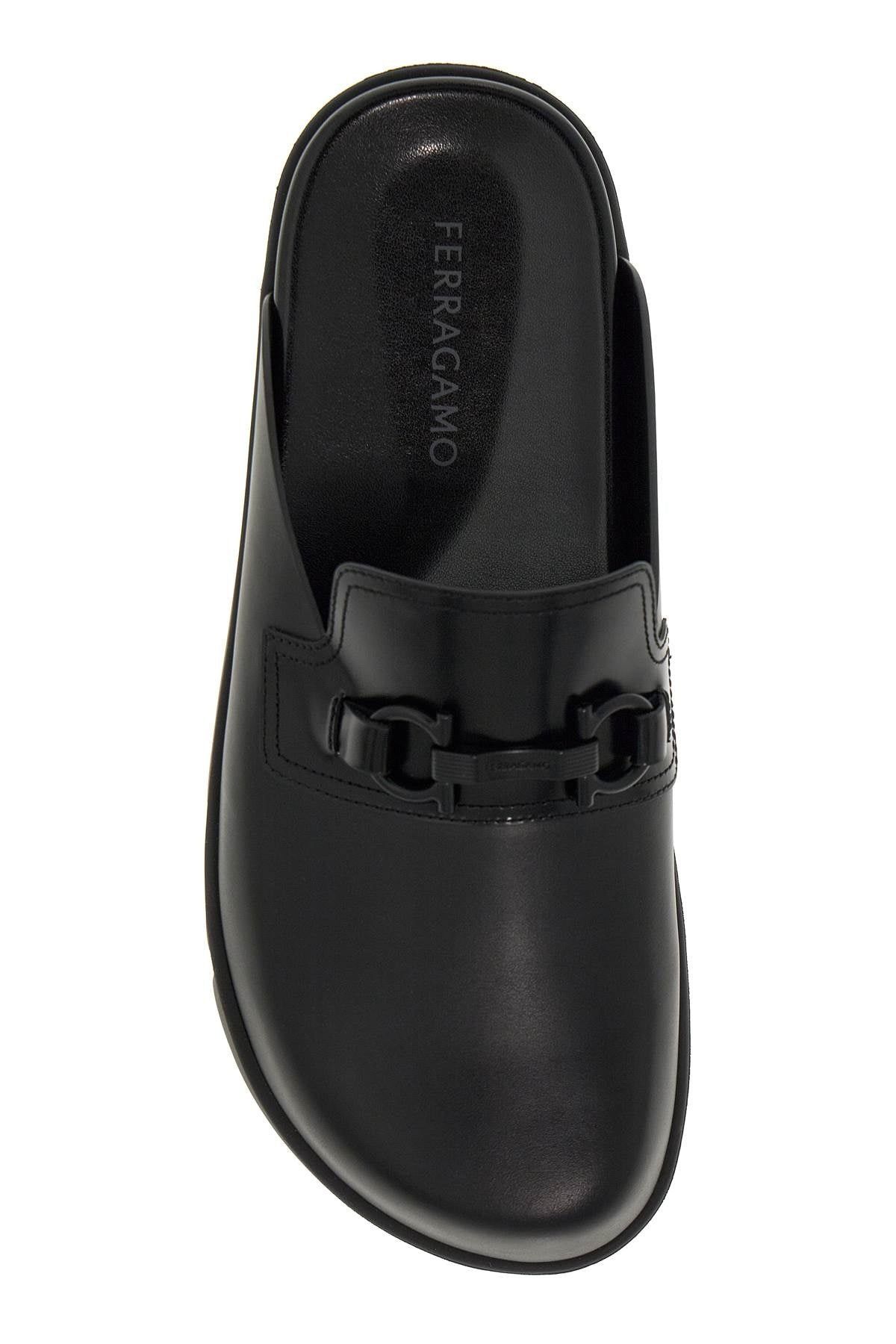 Salvatore Ferragamo o1s22i1n1025 Gancini Ornamented Mules in Black Size US 6 / EU 39 - 2 Thumbnail