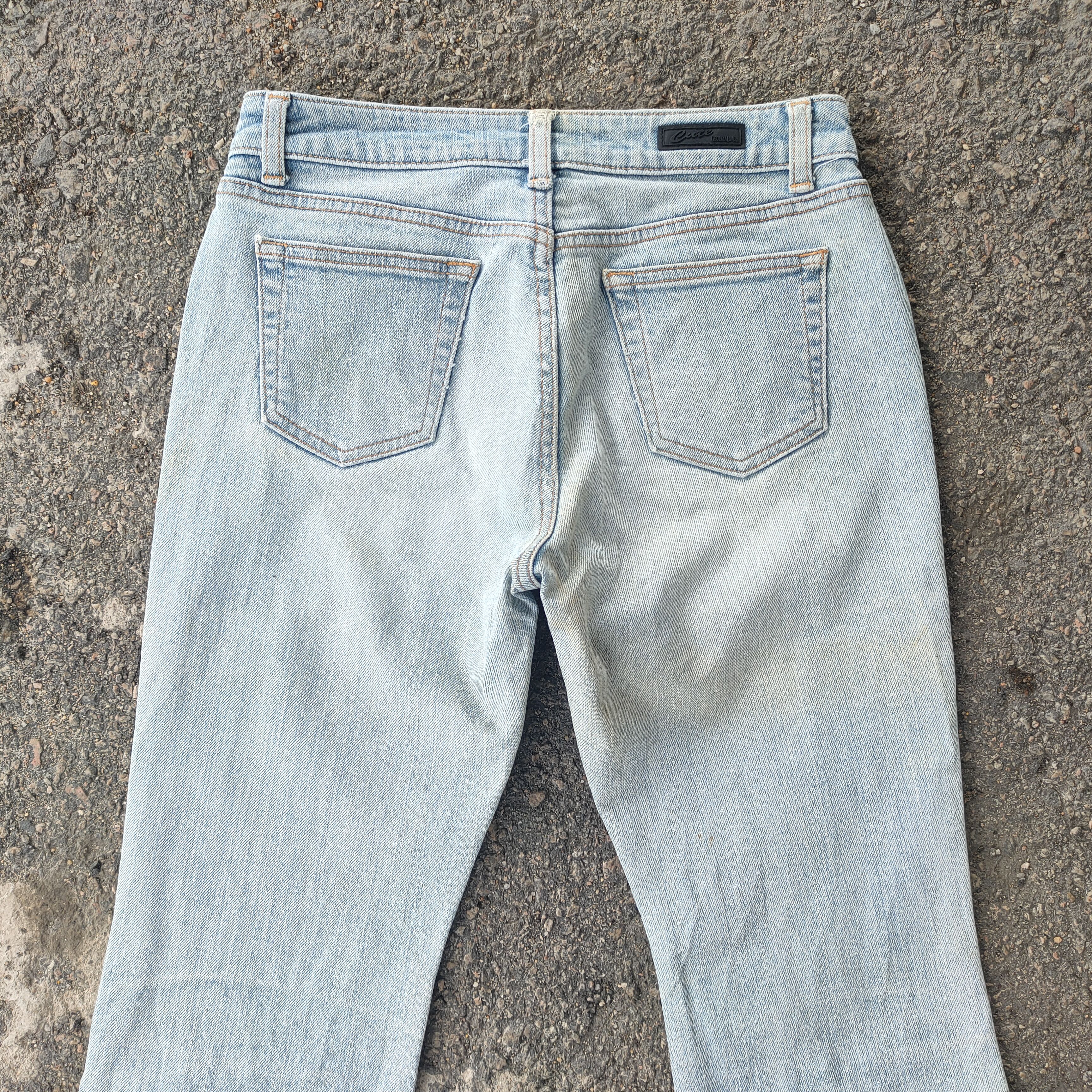 Japanese Brand × Jean × Vintage VINTAGE JAPANESE WOMAN FLARE FADED JEANS DENIM PANTS Size US 28 / EU 44 - 9 Thumbnail