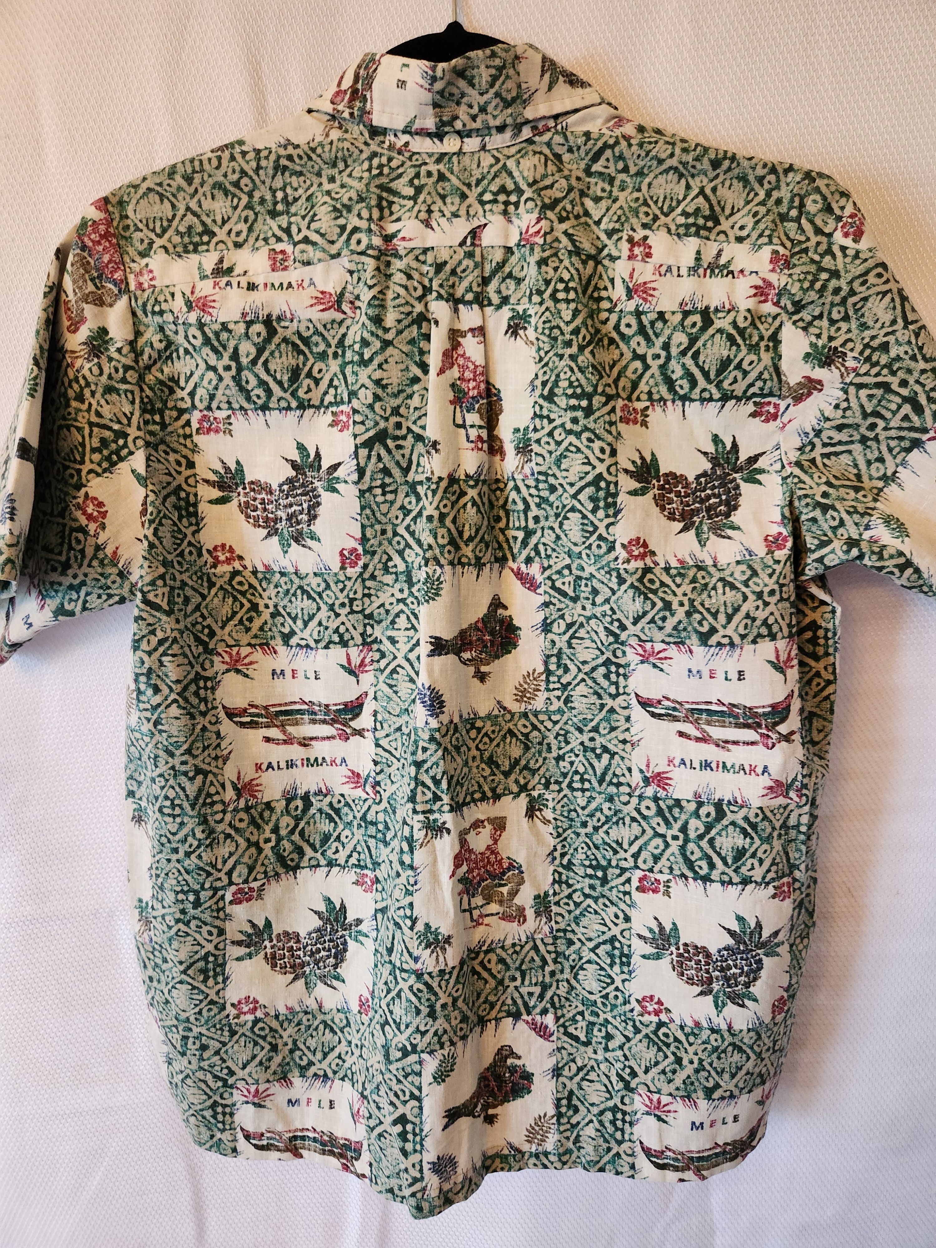 Reyn Spooner Vintage 70's Boy's Pullover SS Hawaiian Shirt Size US S / EU 44-46 / 1 - 2 Thumbnail