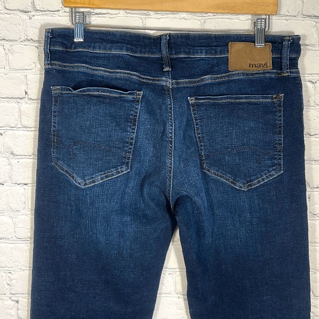 Vintage Mavi Jeans Matt Relaxed Straight Jeans W35 L34 Regular Size 35 Blue Straight Men Jeans Size US 35 - 5 Thumbnail
