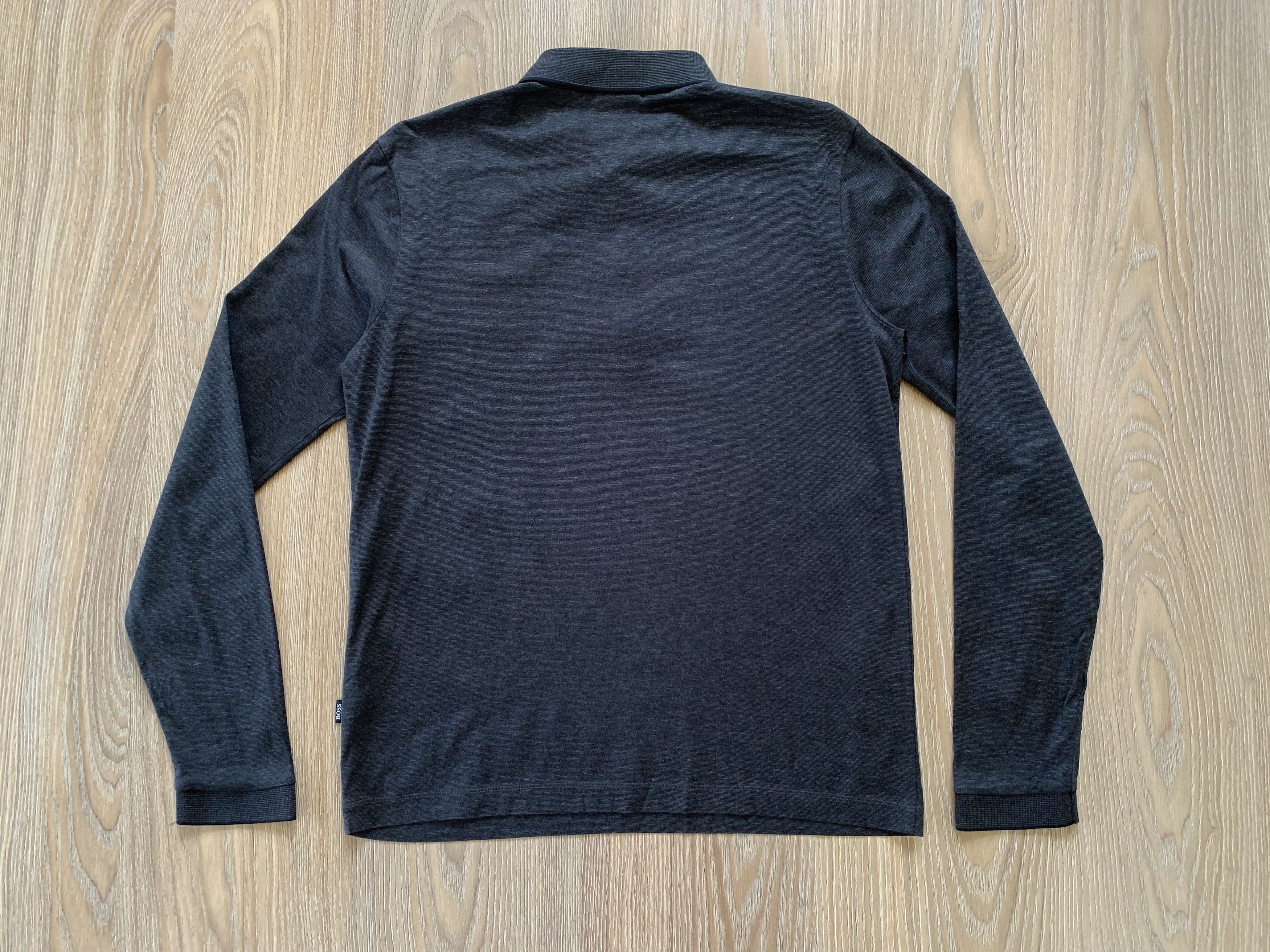 Hugo Boss Hugo Boss Mercerised Regular Fit Cotton Long Sleeve Polo Size US S / EU 44-46 / 1 - 3 Thumbnail