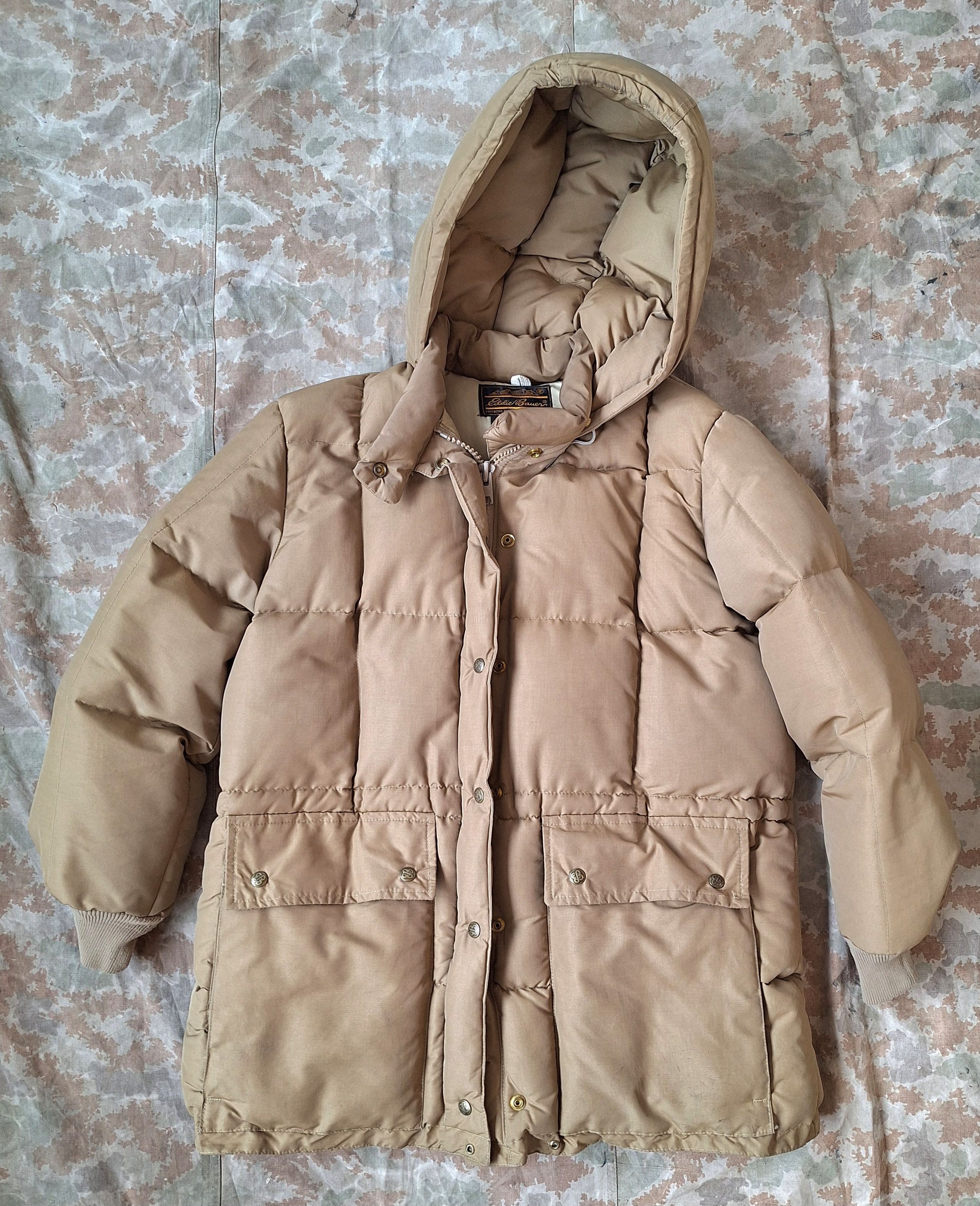 image of 80's Eddie Bauer Kara Koram Parka in Tan, Men's (Size Large)
