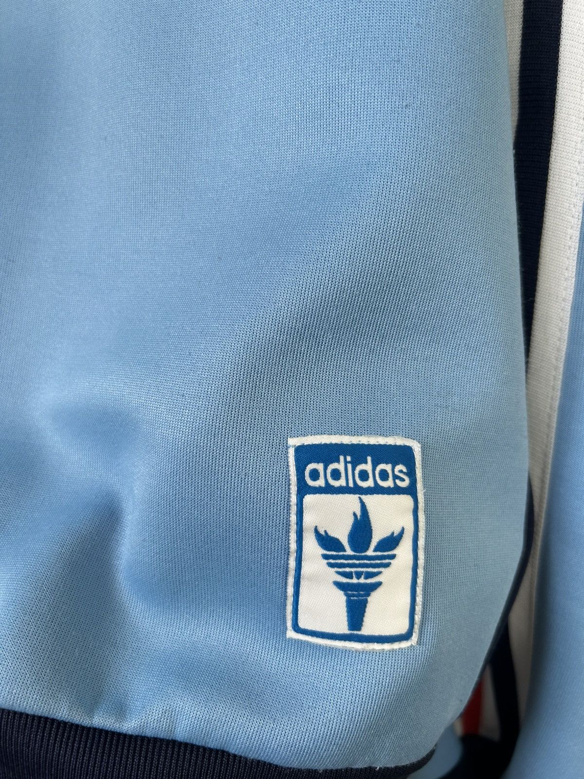 Adidas Vintage Adidas France Retro World Cup Track Jacket Size US L / EU 52-54 / 3 - 7 Thumbnail