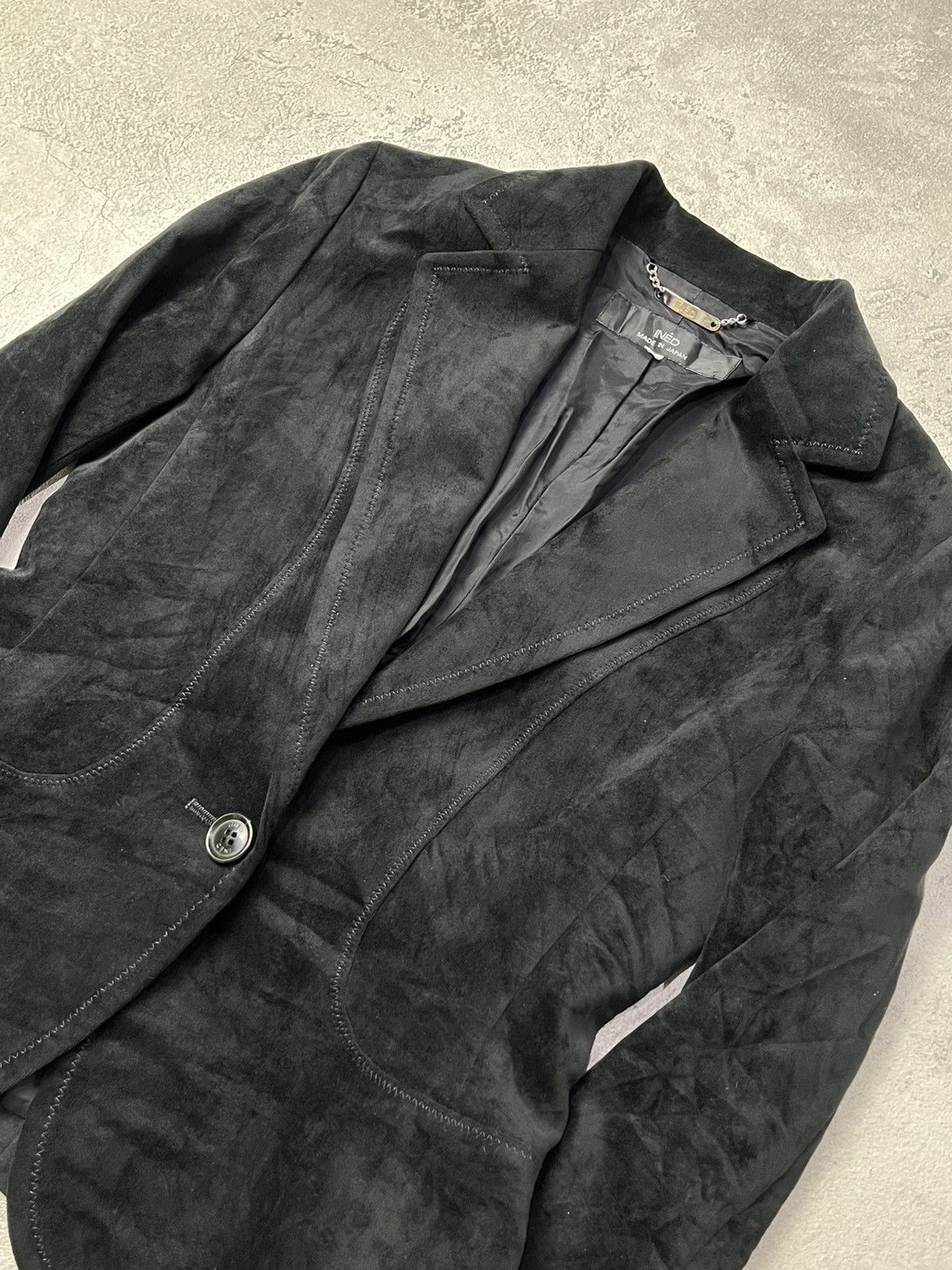 Yohji Yamamoto Ined by Yohji Yamamoto Velvet Jacket Size US XS / EU 42 / 0 - 4 Thumbnail