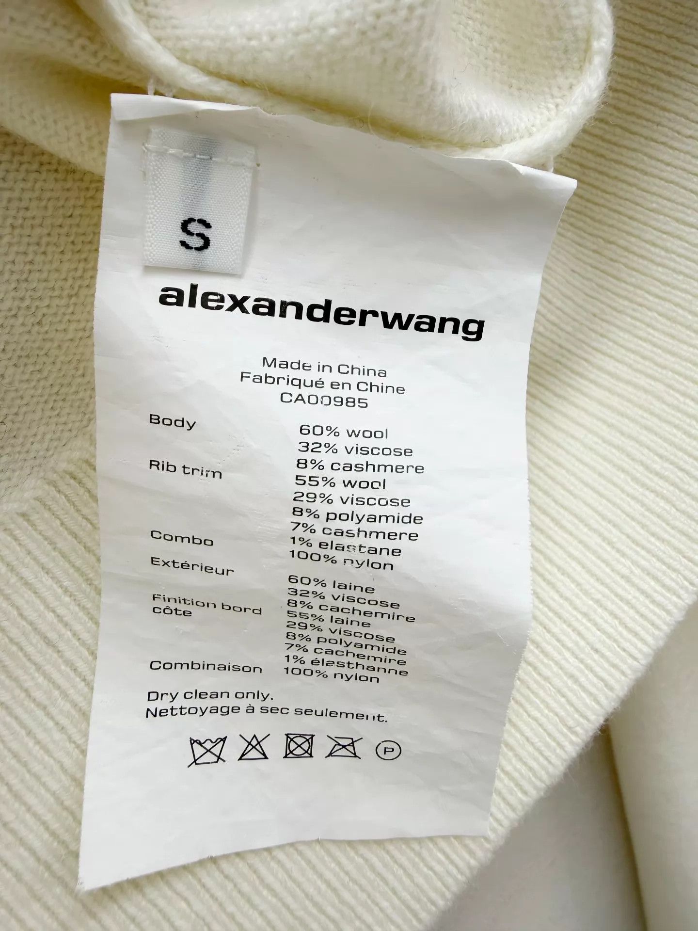 Alexander Wang Alexander Wang off-shoulder crystal cardy S worn 2x Size S / US 4 / IT 40 - 4 Thumbnail