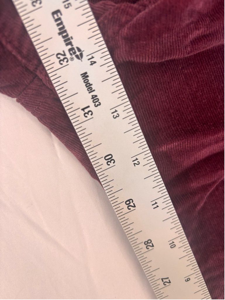 Calvin Klein Women's Calvin Klein Jeans Size 10 Red Corduroy Pants Size 32" / US 10 / IT 46 - 7 Thumbnail