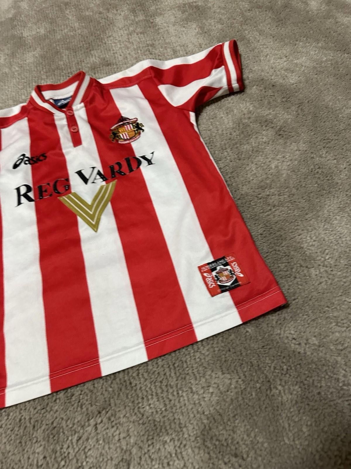 Asics SUNDERLAND 1999 2000 SHIRT FOOTBALL SOCCER JERSEY ASICS BOYS Size US XXS / EU 40 - 2 Thumbnail