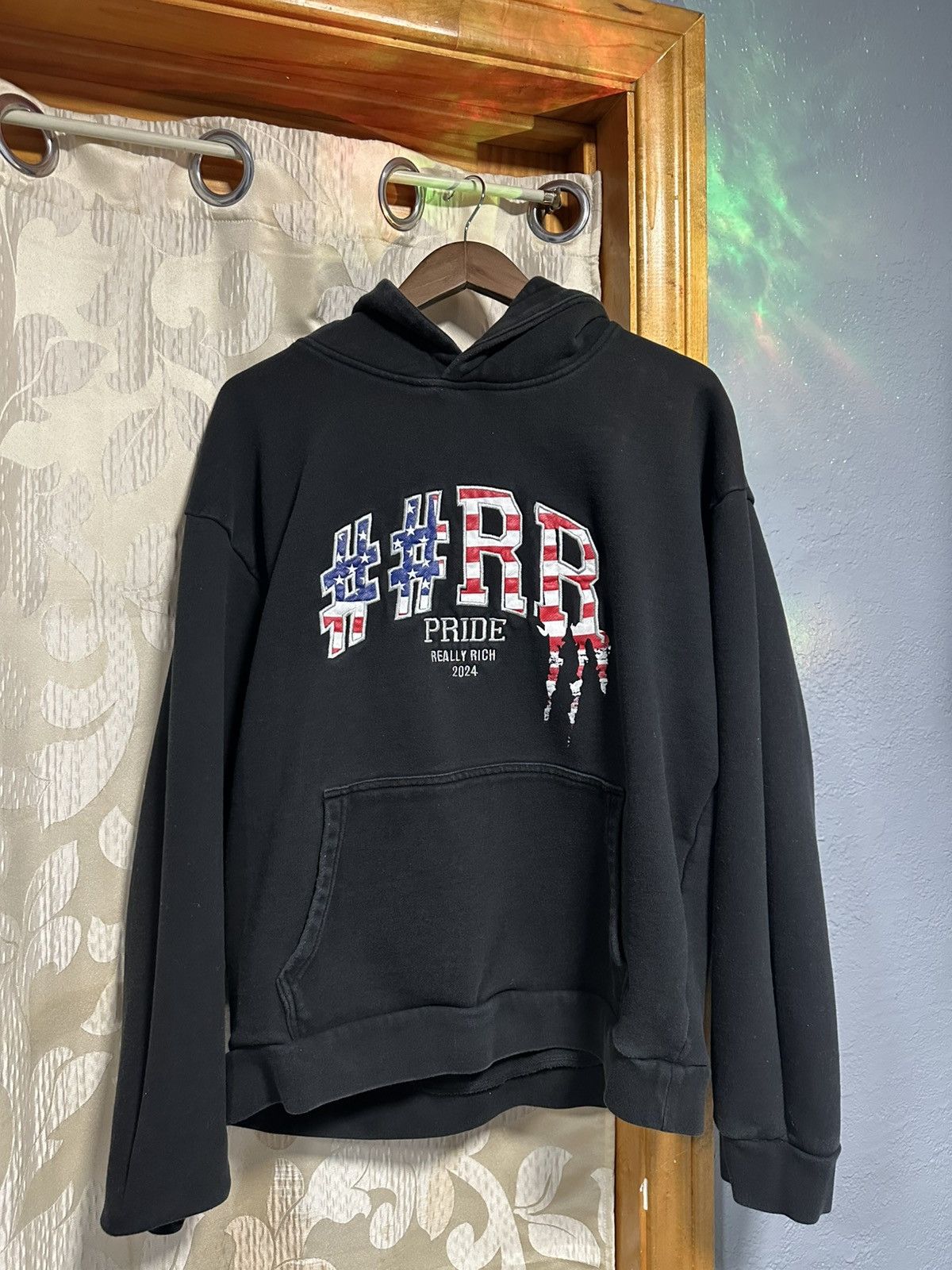 Streetwear Rare Kankan Really Rich ##RR American Pride Hoodie 2024