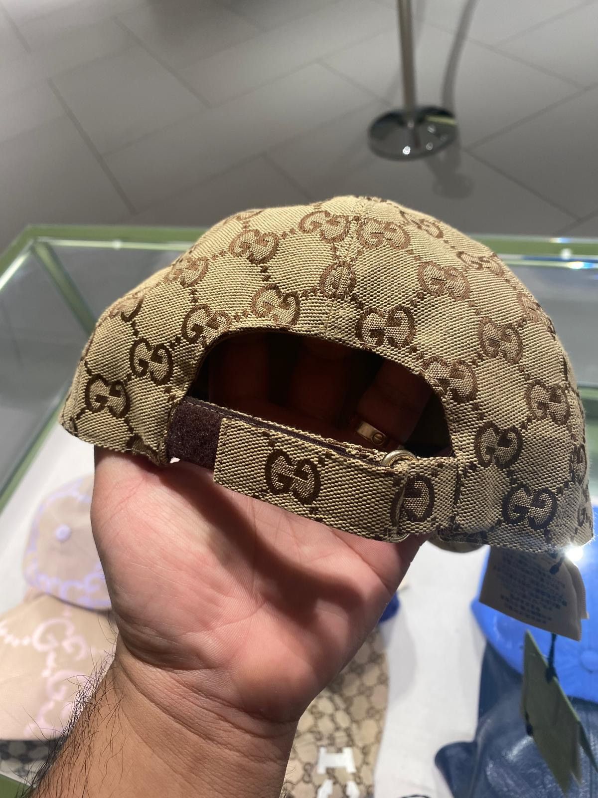 Gucci GG Cotton Canvas Baseball Hat Size ONE SIZE - 2 Thumbnail
