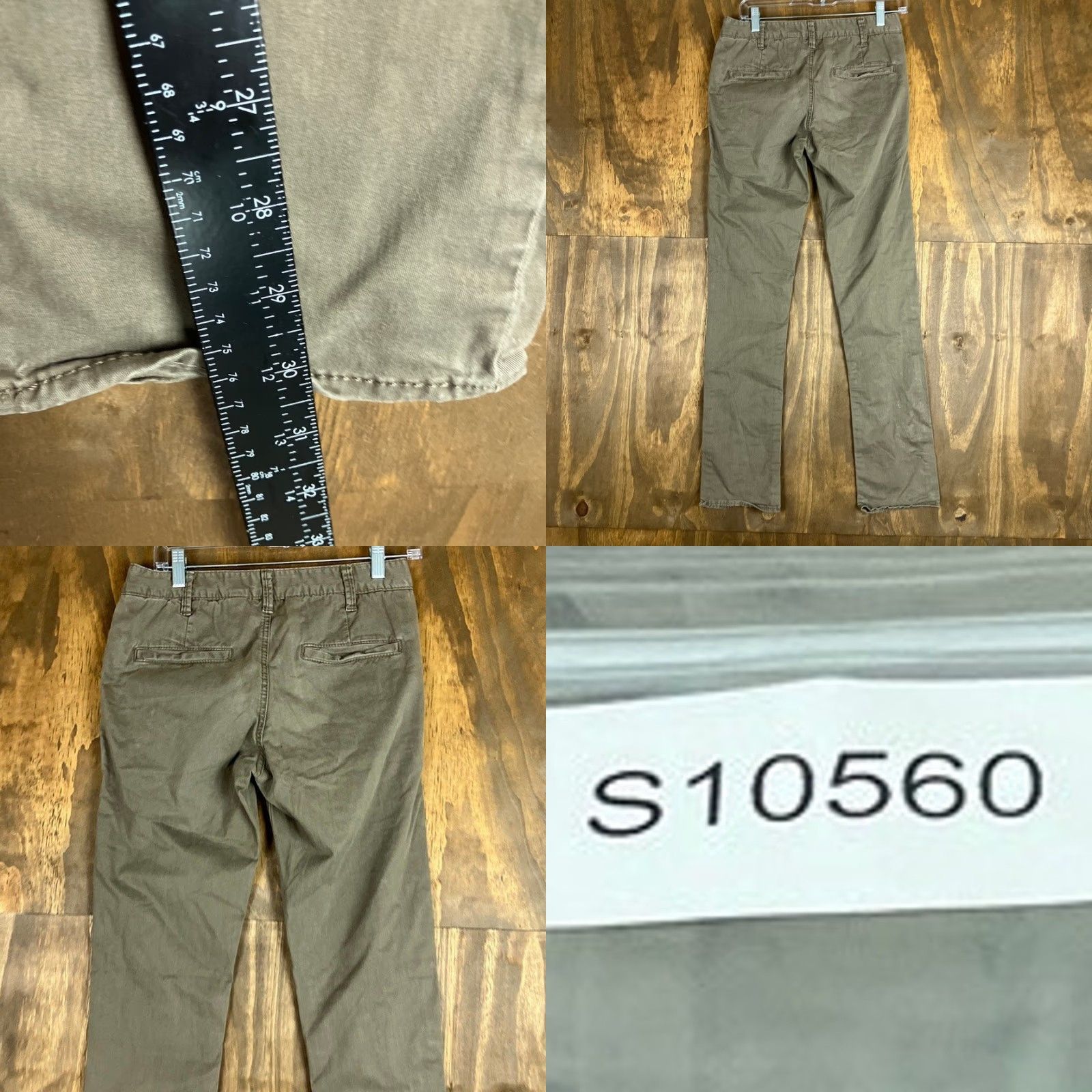 BKE BKE Womens Pants Brown Alec Mid Rise Straight Leg Stretch 27 Regular Chino Casual Size 27" / US 4 / IT 40 - 8 Thumbnail