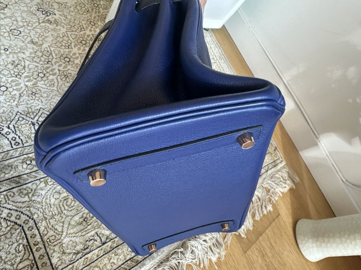 Hermes Hermès Bleu Marine Matte Mississipiensis Alligator Birkin 30 Size ONE SIZE - 5 Thumbnail