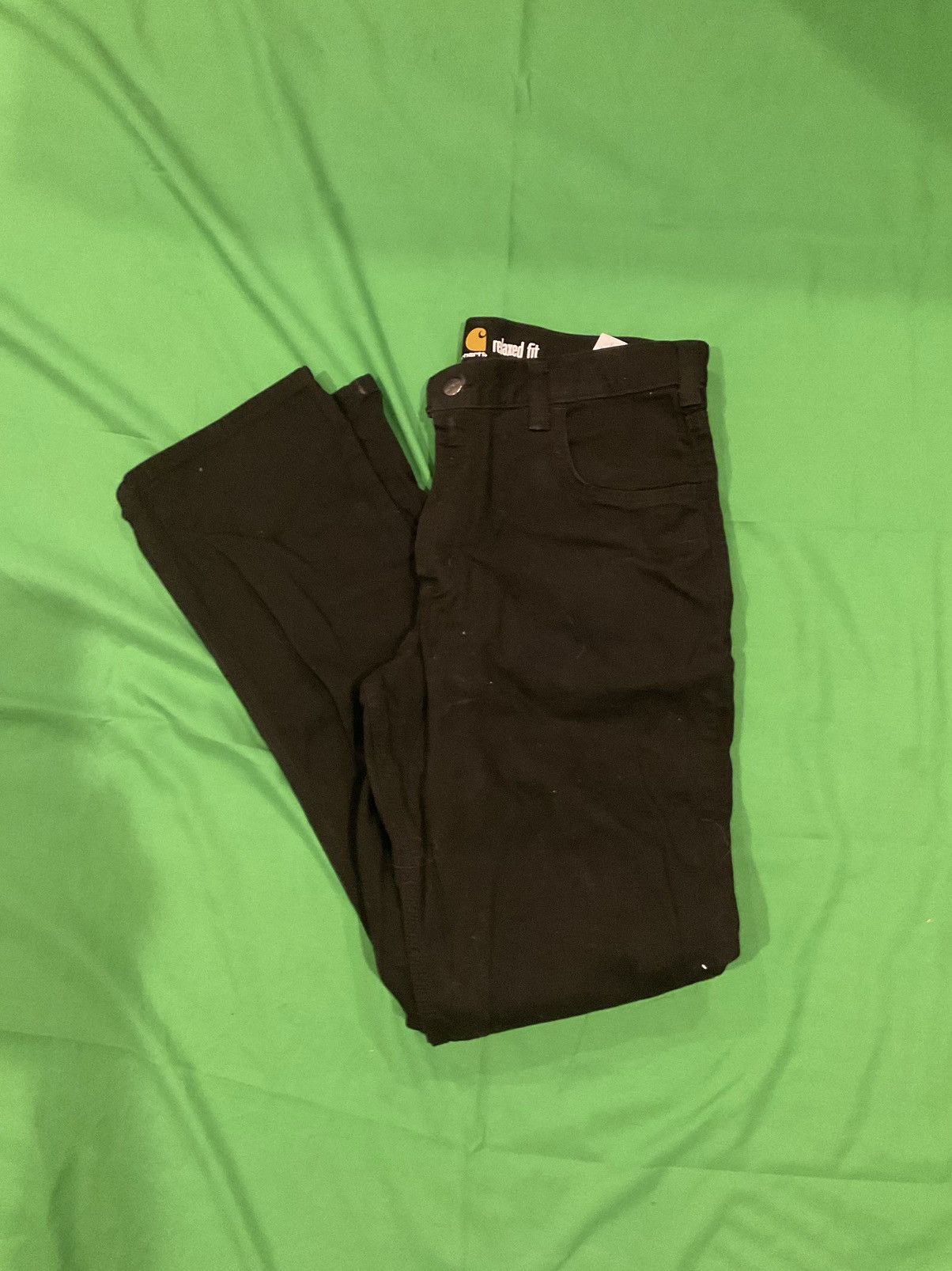 Carhartt × Vintage Vintage Black Carhartt straight leg trousers Size US 31 - 1 Thumbnail