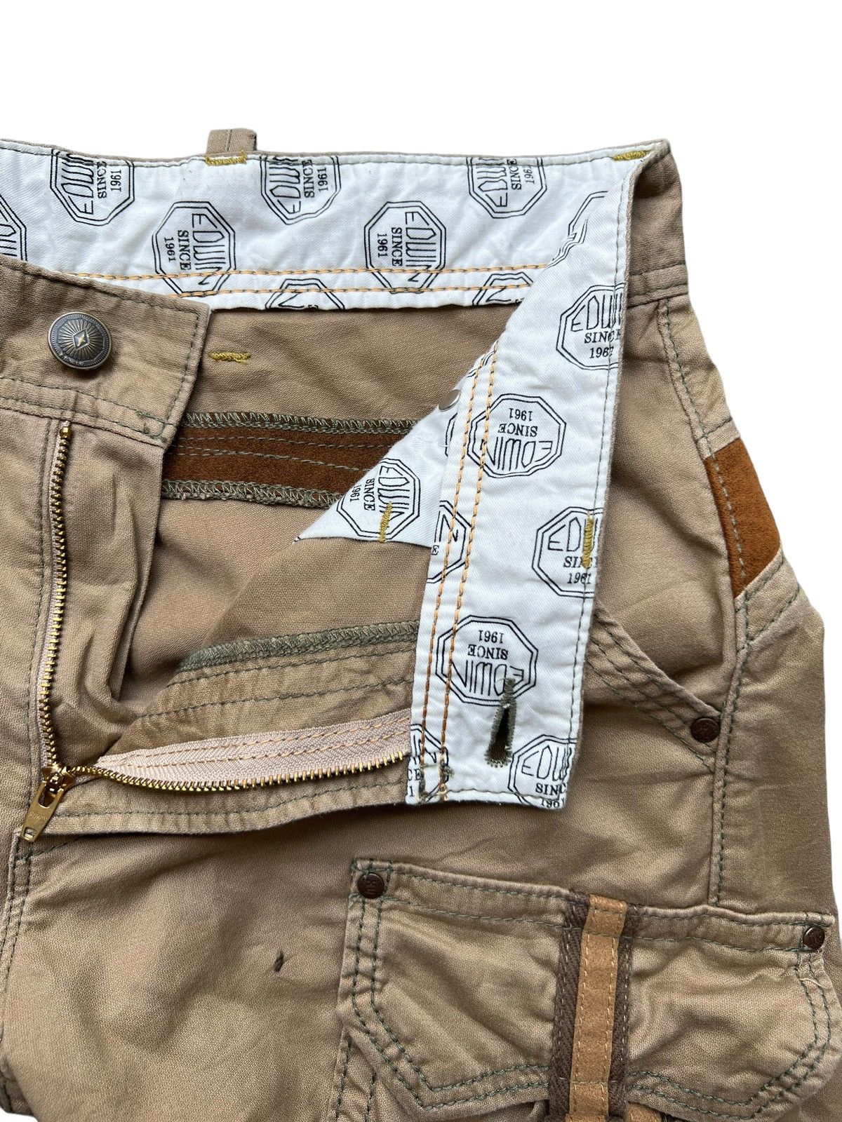 Edwin Edwin Multipocket Cargo Bondage Paracute Flare Pants 33x30 Size US 33 - 9 Thumbnail