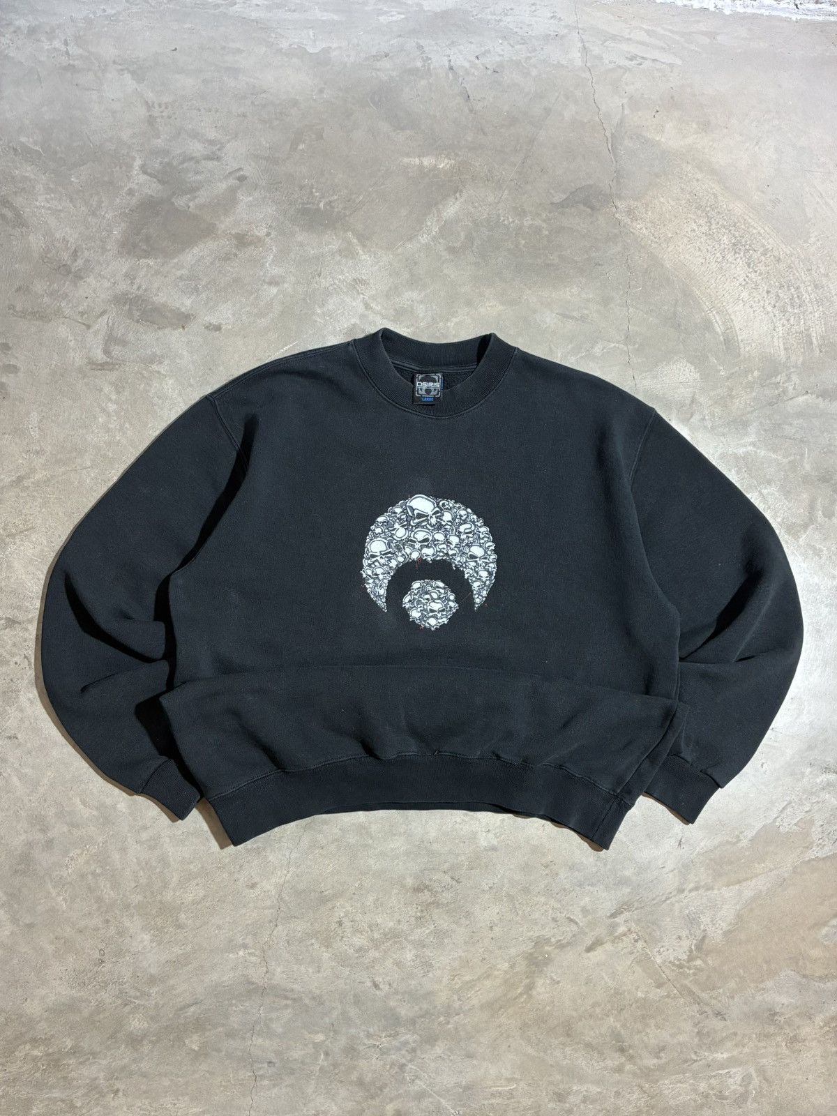 Osiris Osiris skull crewneck sweatshirt black L y2k skateboarding Size US L / EU 52-54 / 3 - 11 Thumbnail