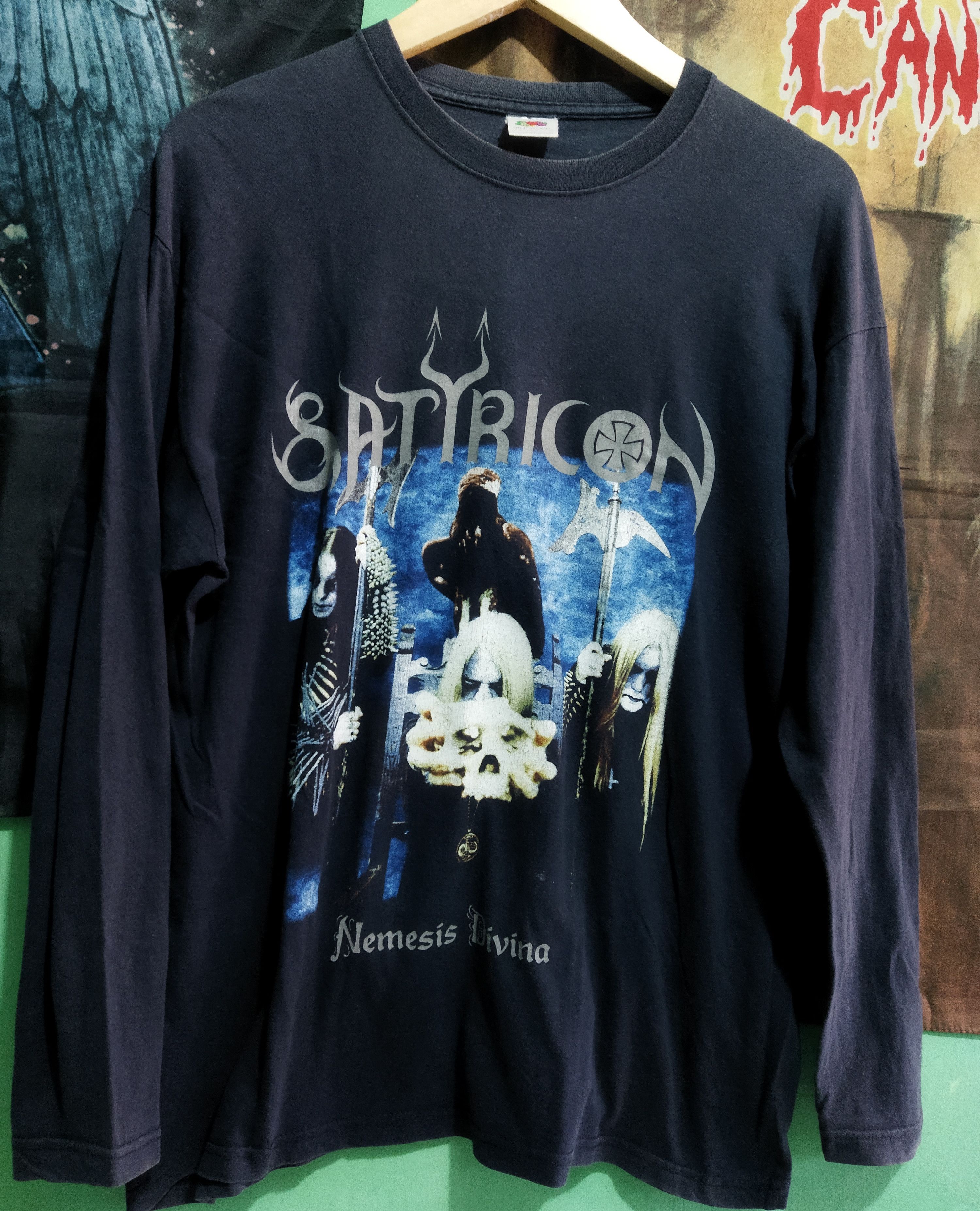 Band Tees Rare SATYRICON Nemesis divina Size US M / EU 48-50 / 2 - 1 Thumbnail
