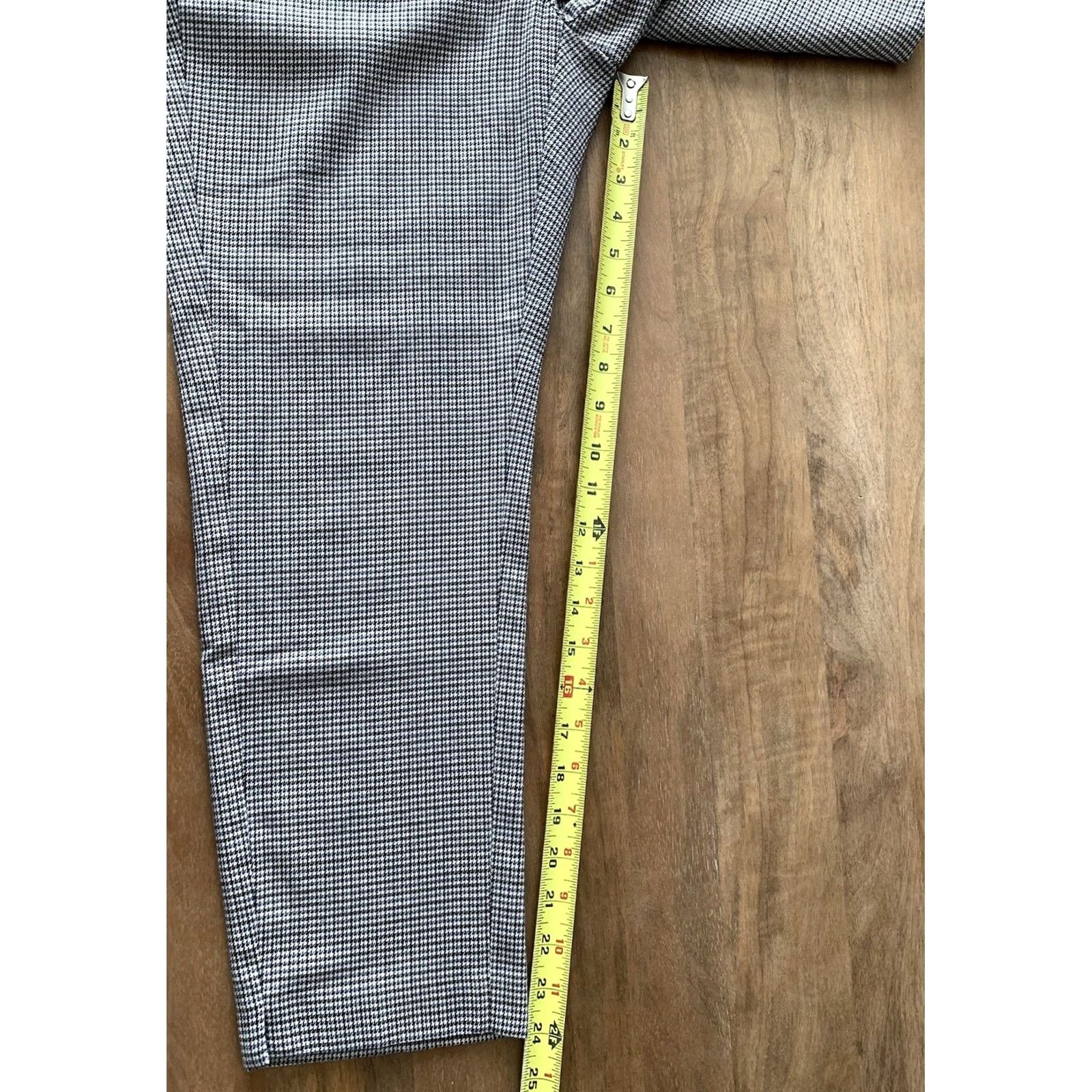 Marks & Spencer Marks & Spencer M&S Houndstooth Trousers Womens 31x24 Trousers Casual Formal Workwear 90s City London Womens Size 24" / US 00 / IT 34 - 7 Thumbnail