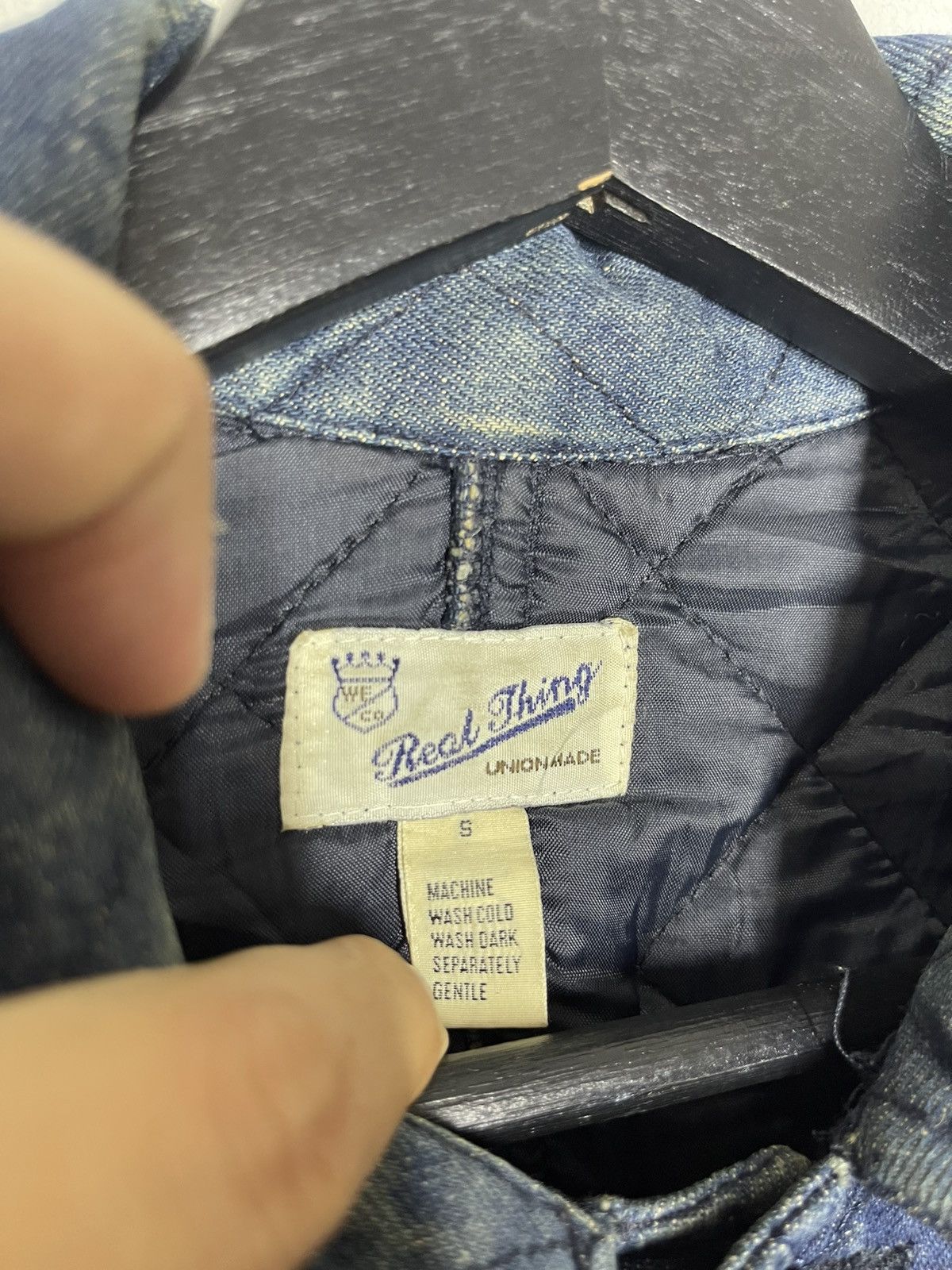 Japanese Brand Vintage Blue Dyed Workwear Quilted Jacket Real Thing Size US S / EU 44-46 / 1 - 4 Thumbnail