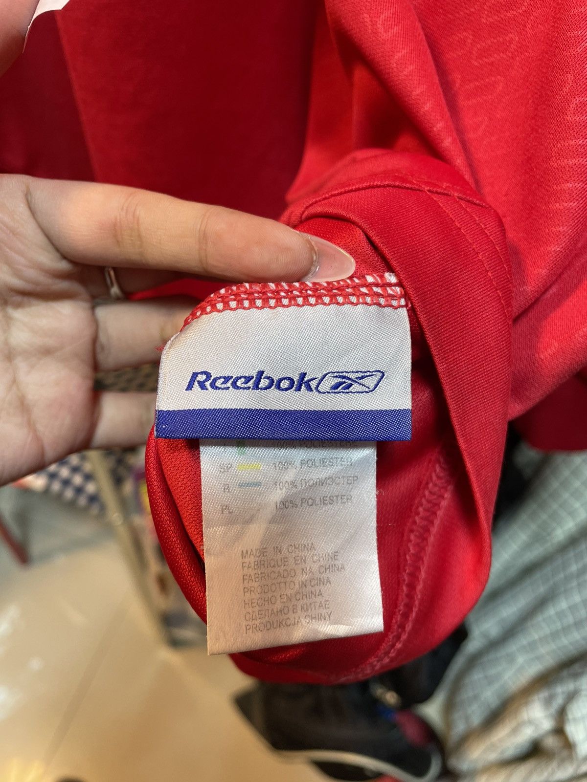 Reebok Vintage 2004-2005 Liverpool Long Sleeves Home Kit GERRARD 17 Size US XL / EU 56 / 4 - 6 Thumbnail