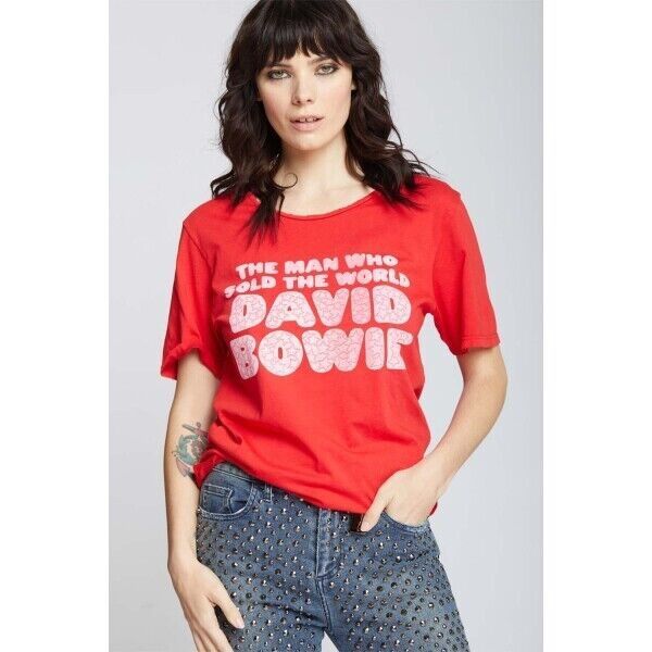 Other Recycled Karma David Bowie Man Who Sold World Tee Red ( S ) Size S / US 4 / IT 40 - 4 Thumbnail