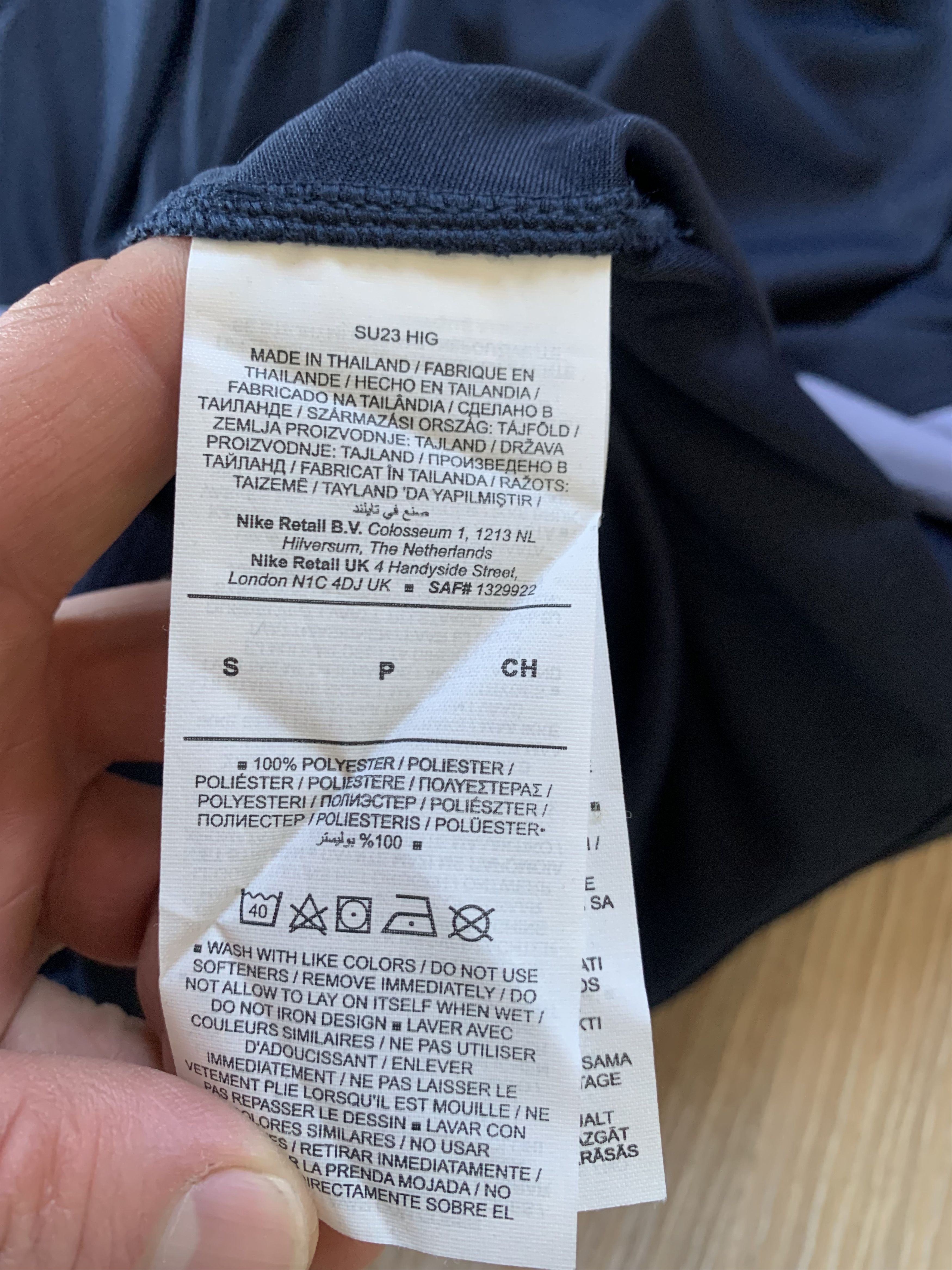Nike Nike Tottenham Hotspur Away Football T Shirt Size US S / EU 44-46 / 1 - 10 Thumbnail