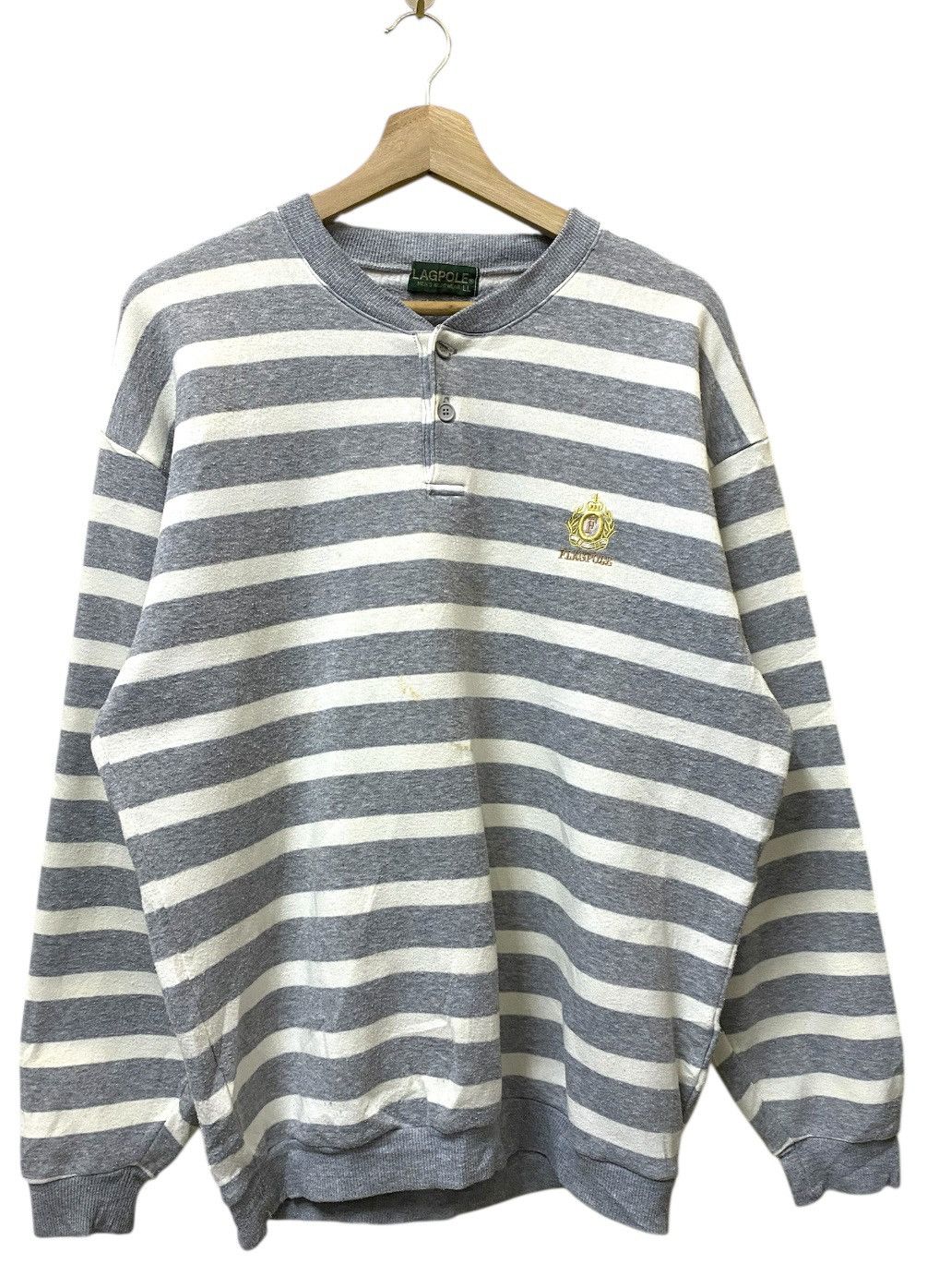 The Unbranded Brand Lagpole Stripes Sweatshirt Pullover Size US L / EU 52-54 / 3 - 1 Thumbnail