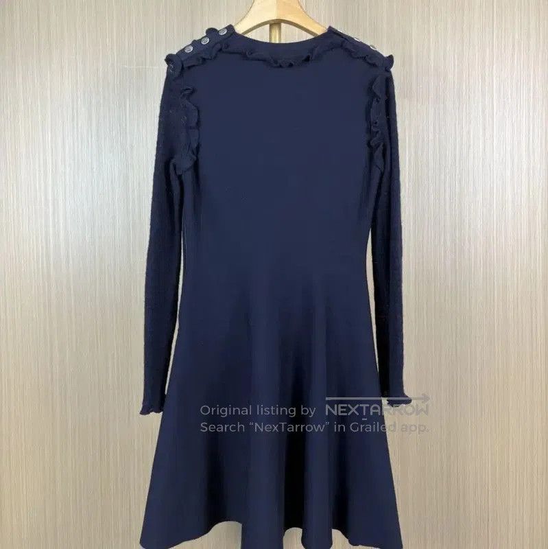 Chanel Chanel Navy Wool Dress for Women . Size M / US 6-8 / IT 42-44 - 2 Thumbnail