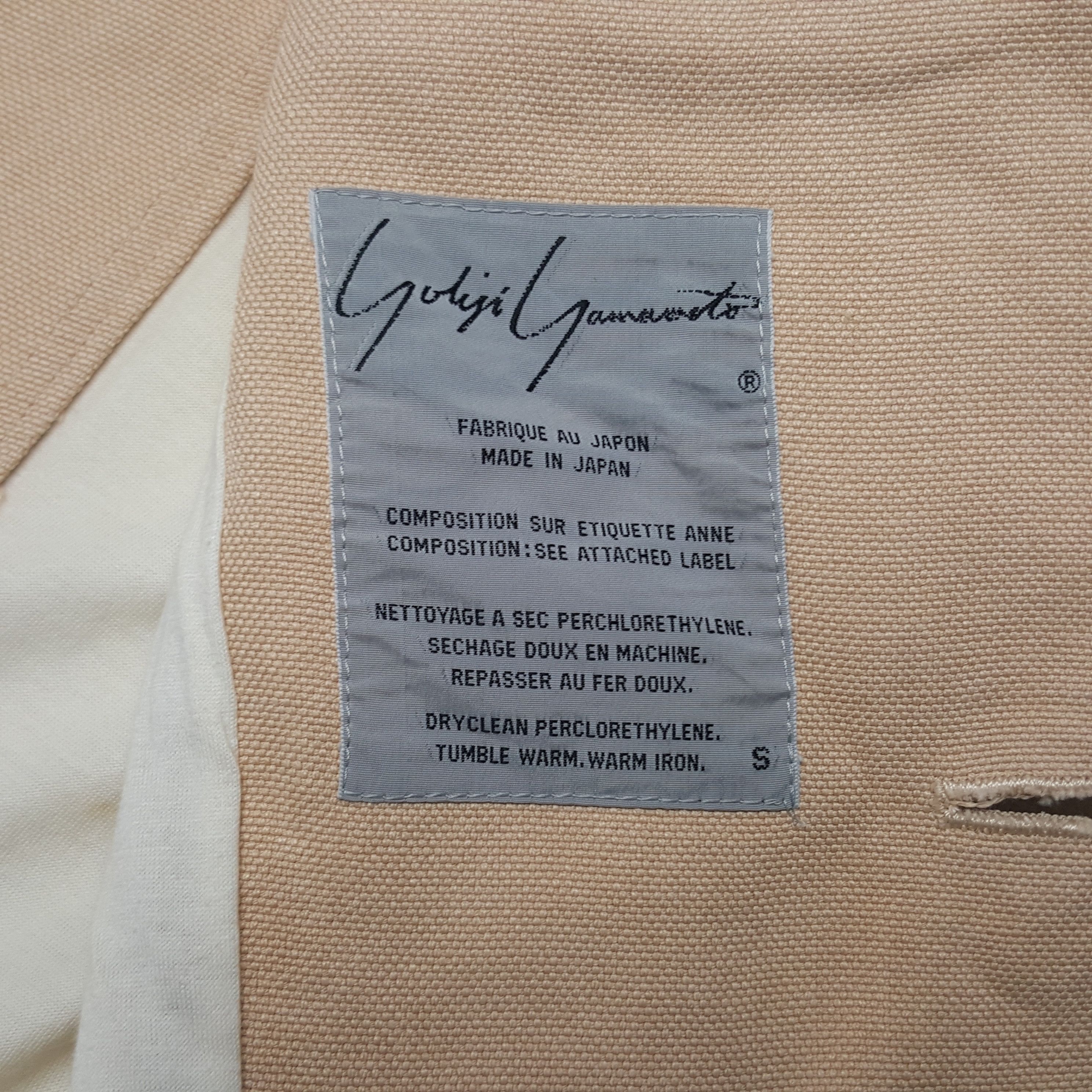 Japanese Brand × Vintage × Yohji Yamamoto Vintage Yohji Yamamoto Japanese Designer Blazer Size 36R - 8 Thumbnail