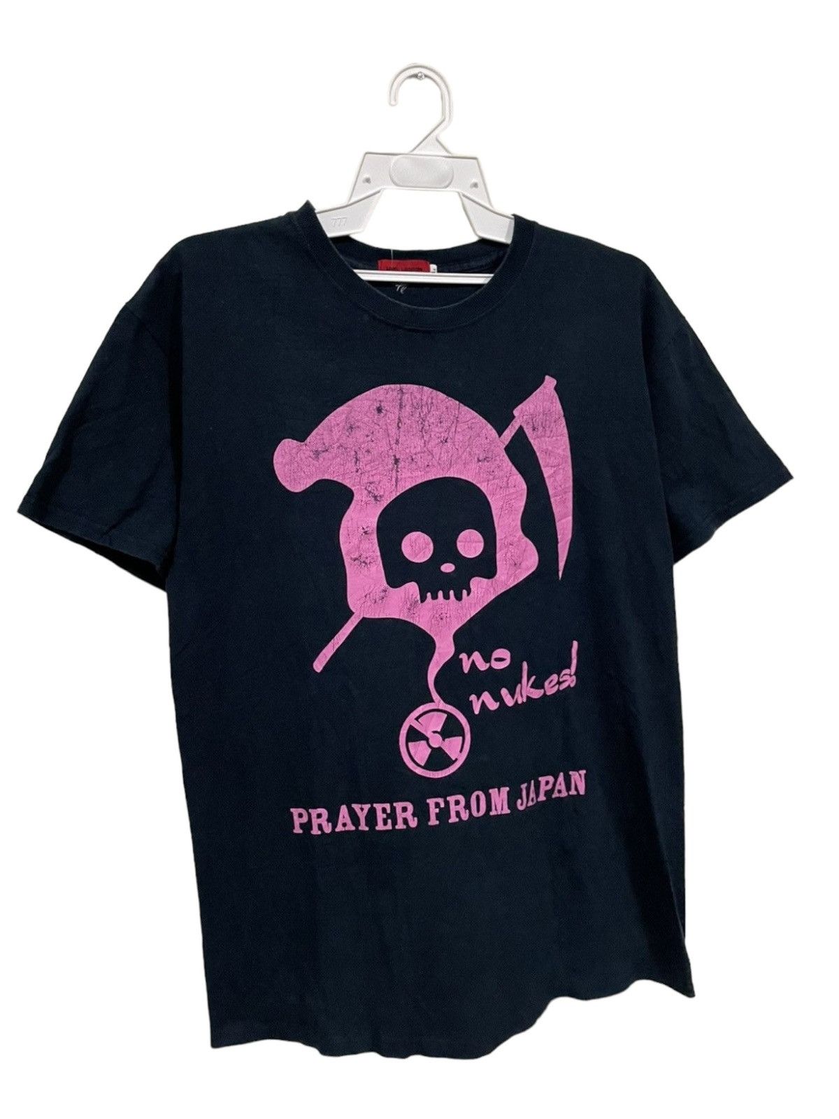Deathwish Rare🔥No Nukes Prayer From Japan Death Angel Distressed Tee Size US L / EU 52-54 / 3 - 2 Thumbnail
