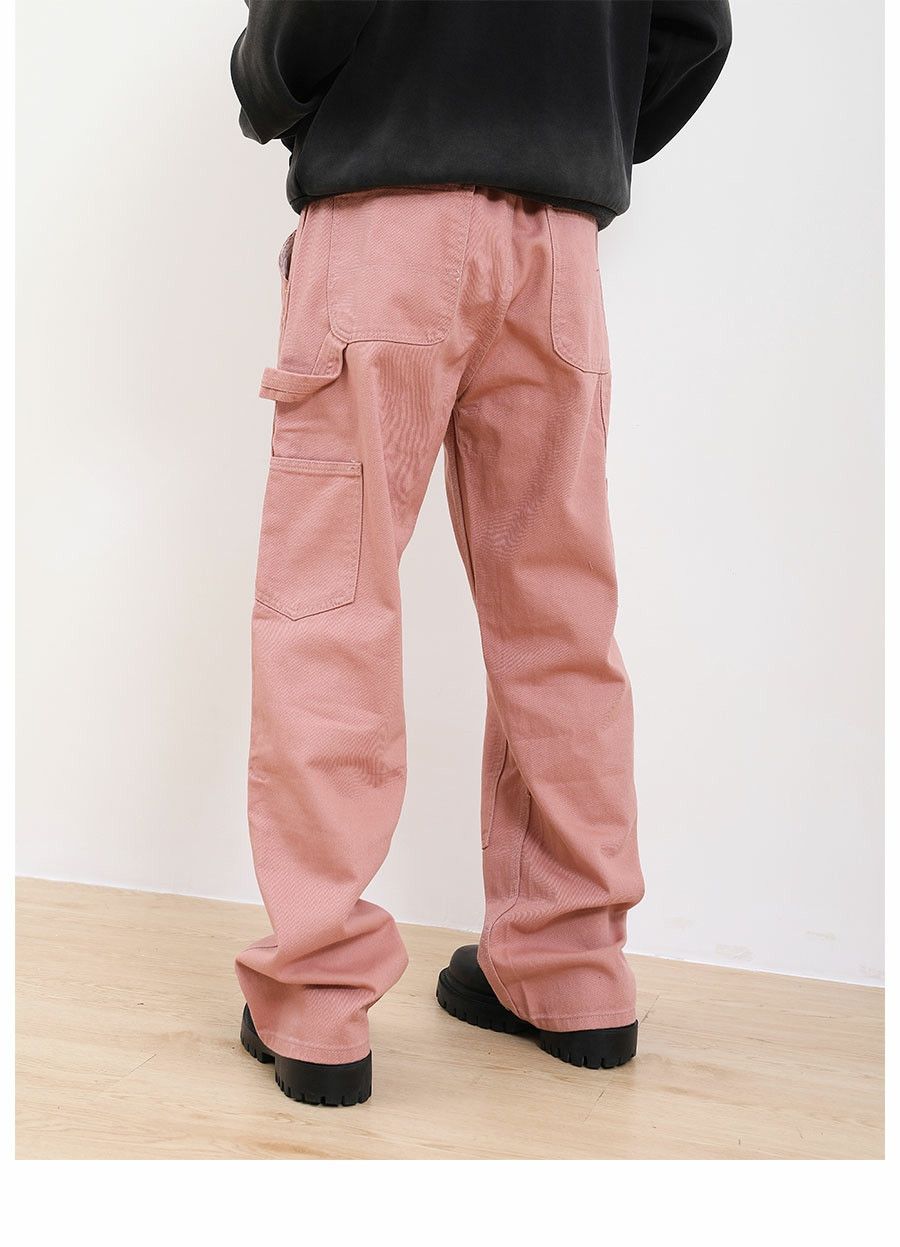 double knee skate hiphop carpenter pants