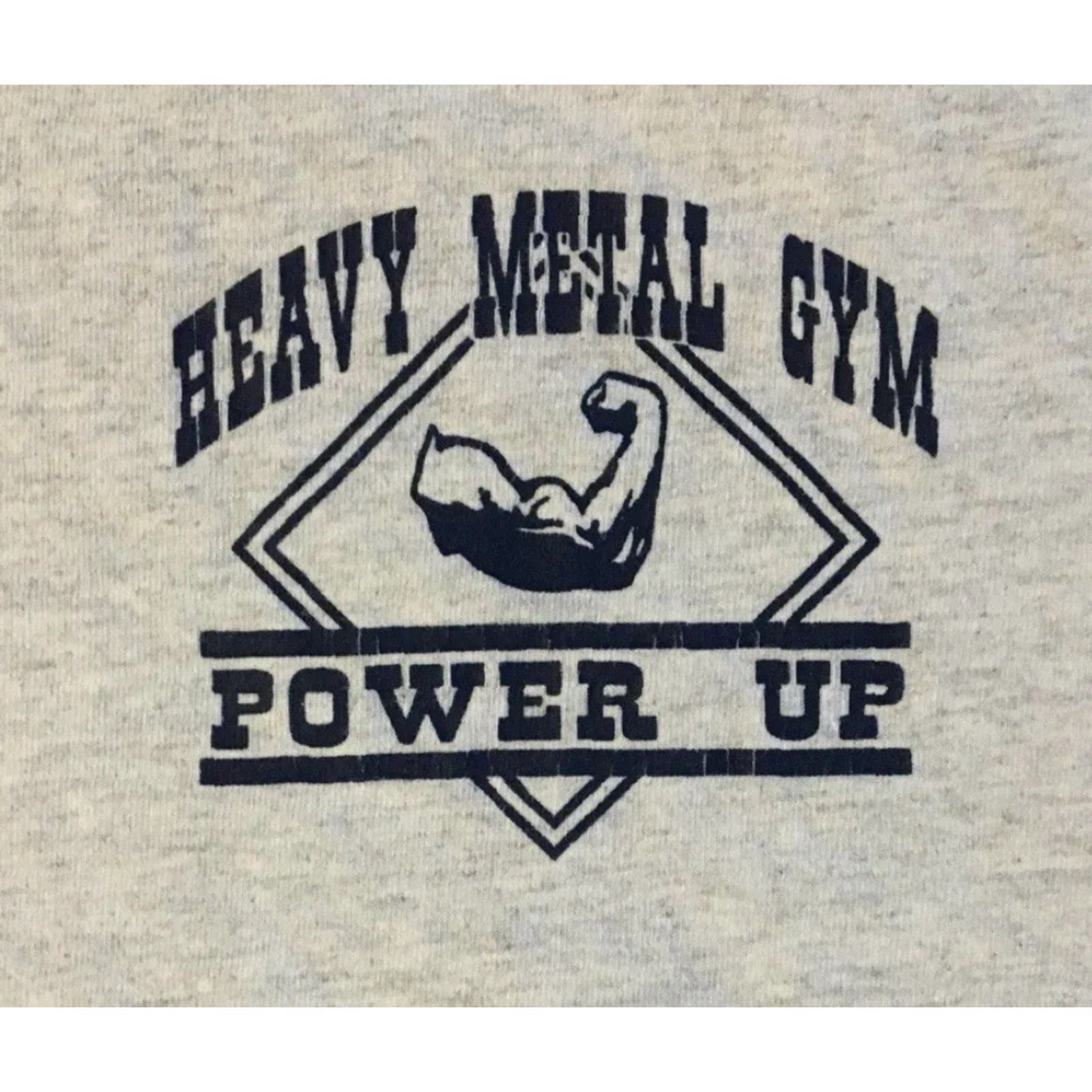 Vintage Vtg Heavy Metal Gym Lord Is Strength Faded Shirt M Jesus Christ Men T-Shirt Gray 90s Grunge Funny Religion Christianity Church Bible Size US M / EU 48-50 / 2 - 4 Thumbnail