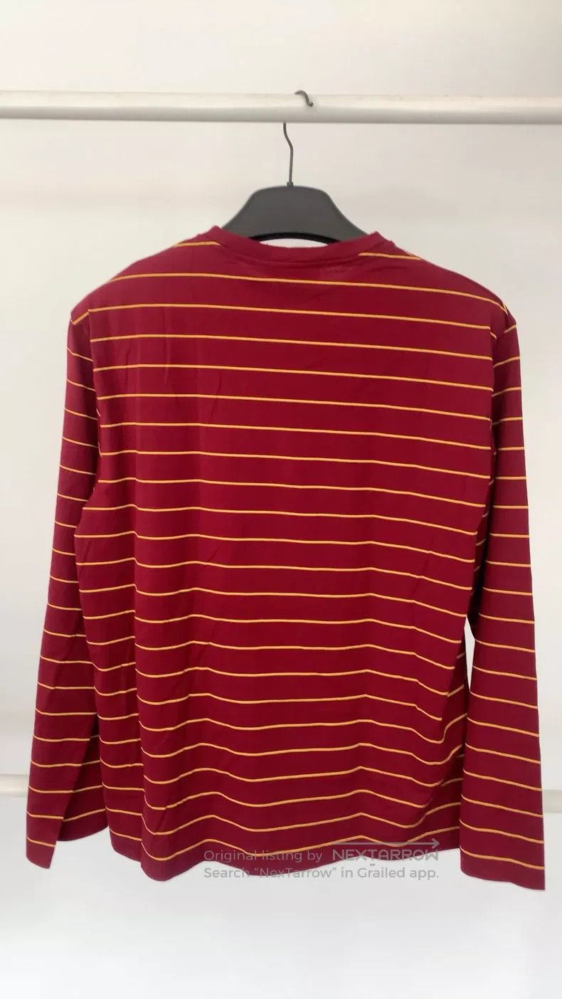 Miu Miu Miu Miu Size XS Wine red striped long sleeve T-shirt Size XS / US 0-2 / IT 36-38 - 4 Thumbnail