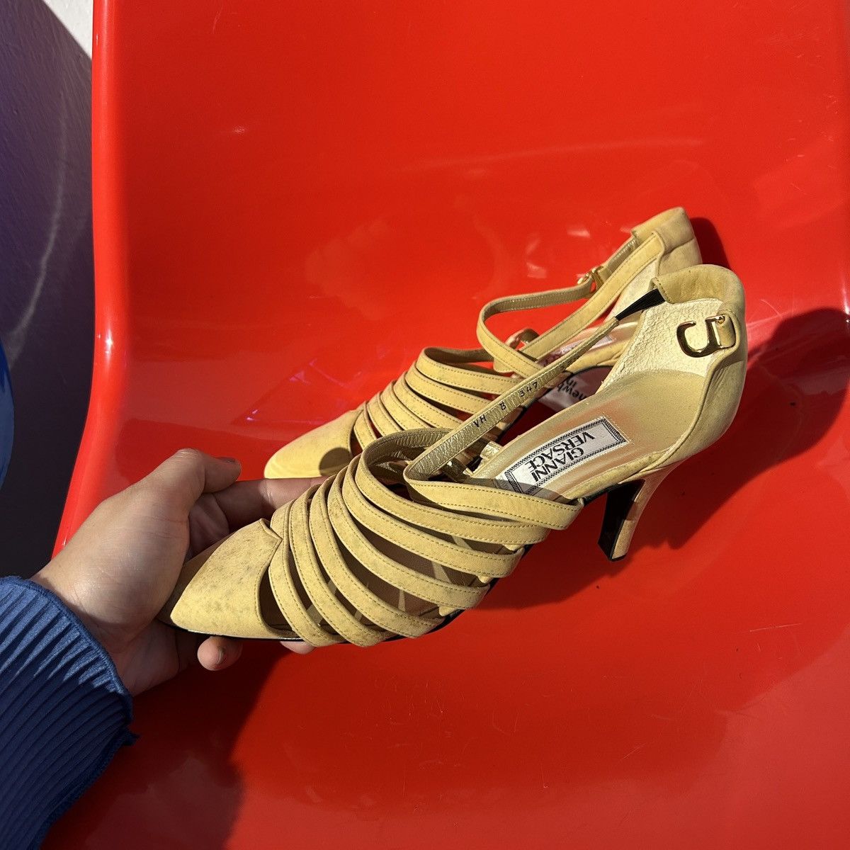Versace Vintage Gianni Versace Heels Size US 5.5 / IT 35.5 - 2 Thumbnail