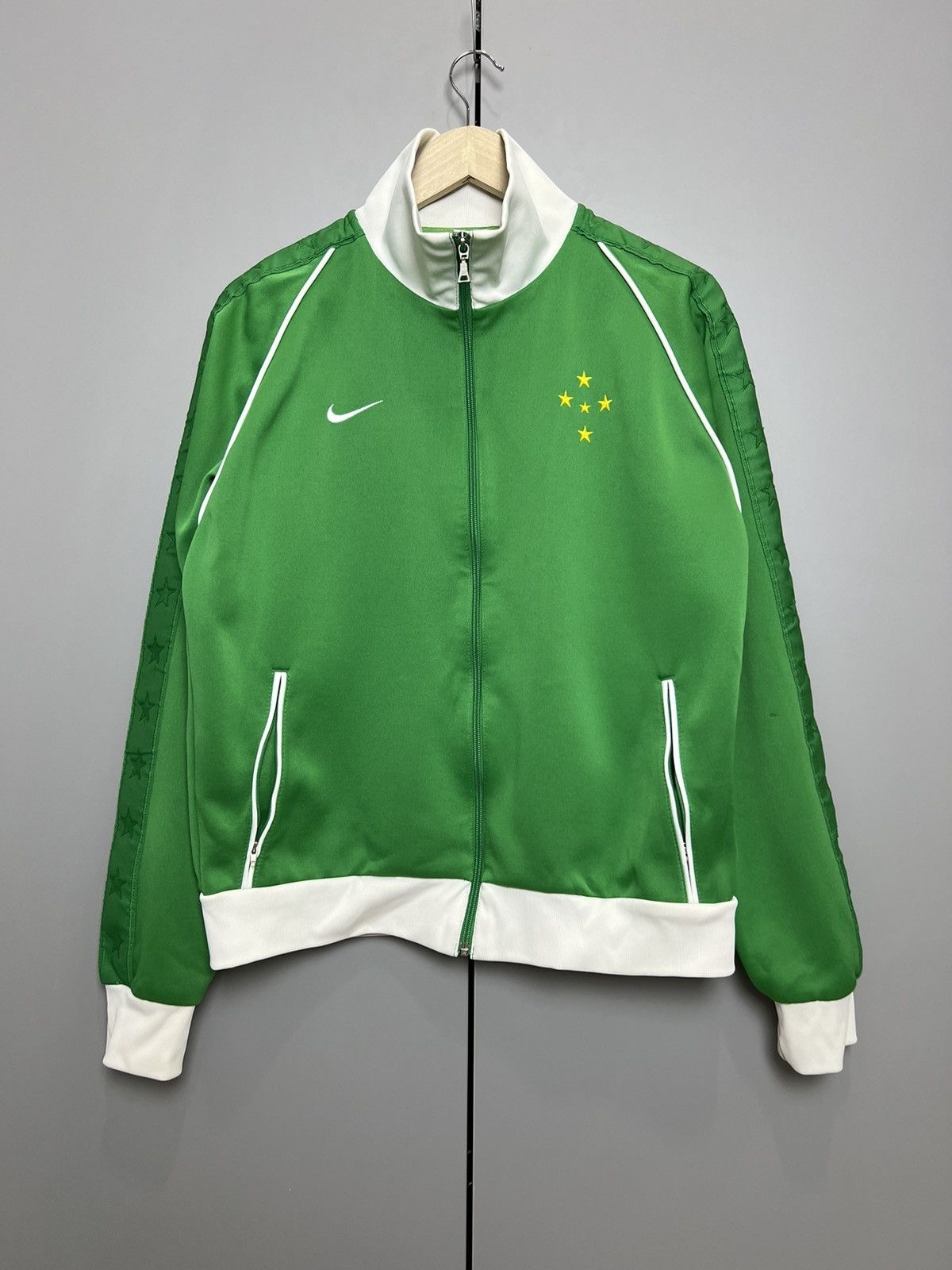 Nike Vintage Nike Brazil TrackJacket Olympic 2005 National Team Size US L / EU 52-54 / 3 - 4 Thumbnail