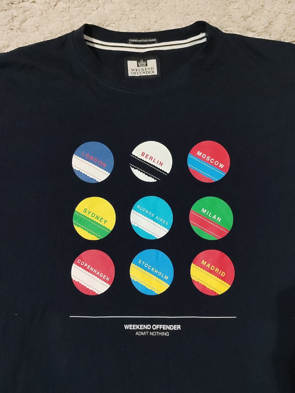 Weekend Offender 🐺 Weekend Offender T-shirt Capitals Y2K Size US L / EU 52-54 / 3 - 2 Thumbnail