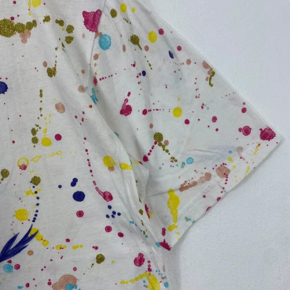 Tsumori Chisato TSUMORI CHISATO Colourful Paint Splatter Design Tee Shirt Size US M / EU 48-50 / 2 - 3 Thumbnail