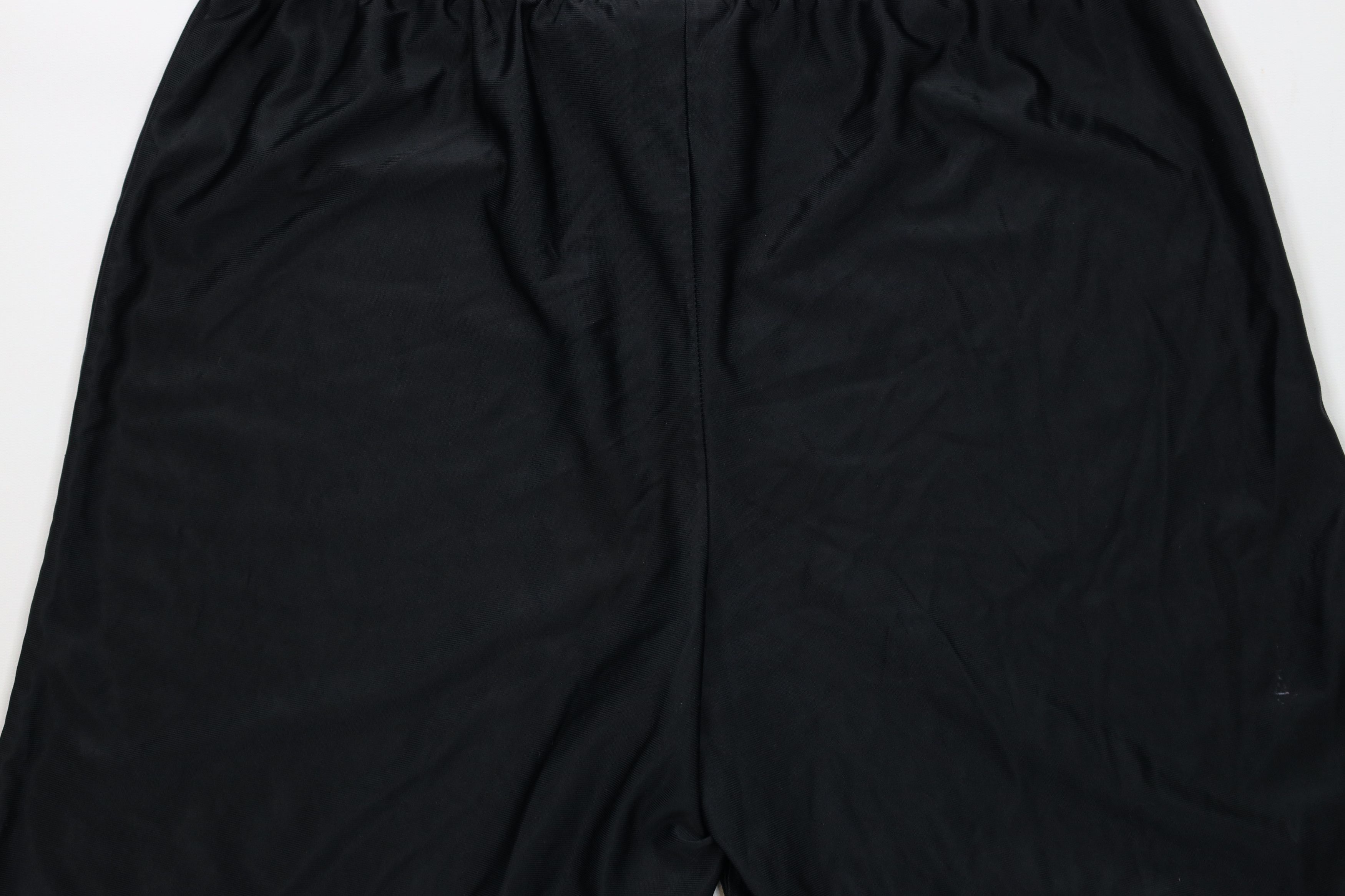 Nike × Vintage Vintage 90s Nike Travis Scott Mini Swoosh Shorts Black USA Size US 34 / EU 50 - 11 Thumbnail