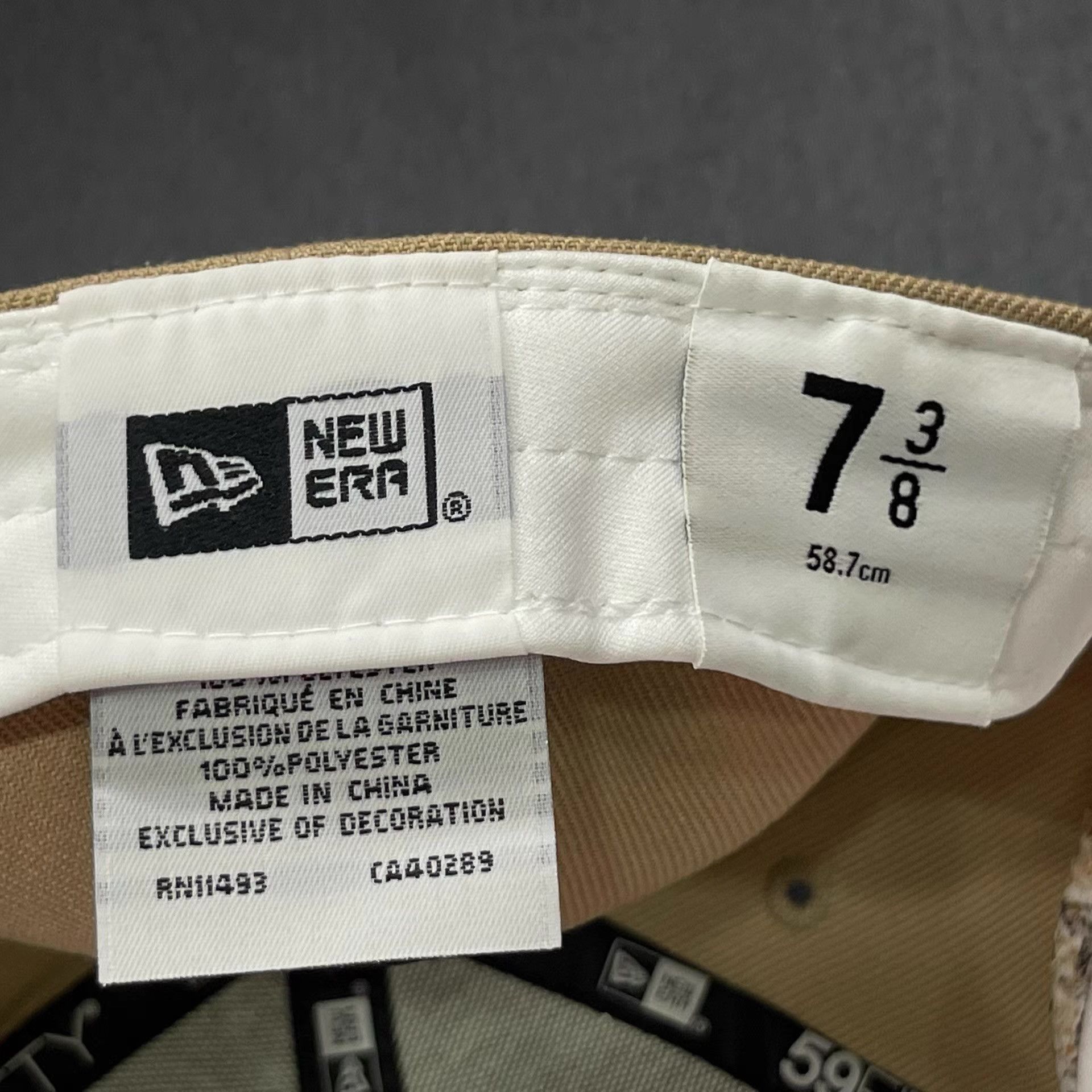New Era New Era Flat Brim Hat, Fixed Size Q5 Size ONE SIZE - 6 Thumbnail
