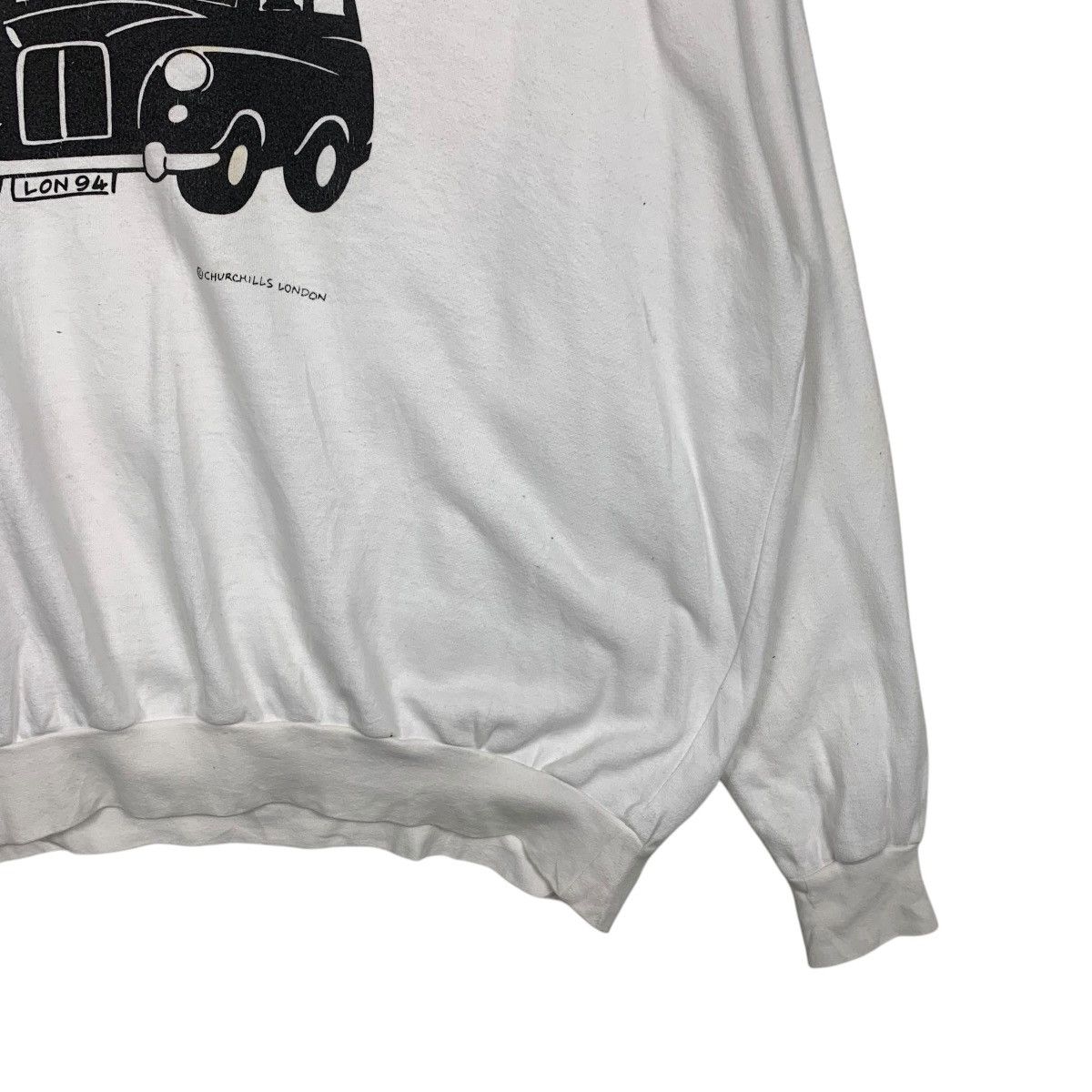 Vintage 94's LONDON Taxi by Church Hills London Sweatshirt #1755-C78 Size US XL / EU 56 / 4 - 4 Thumbnail