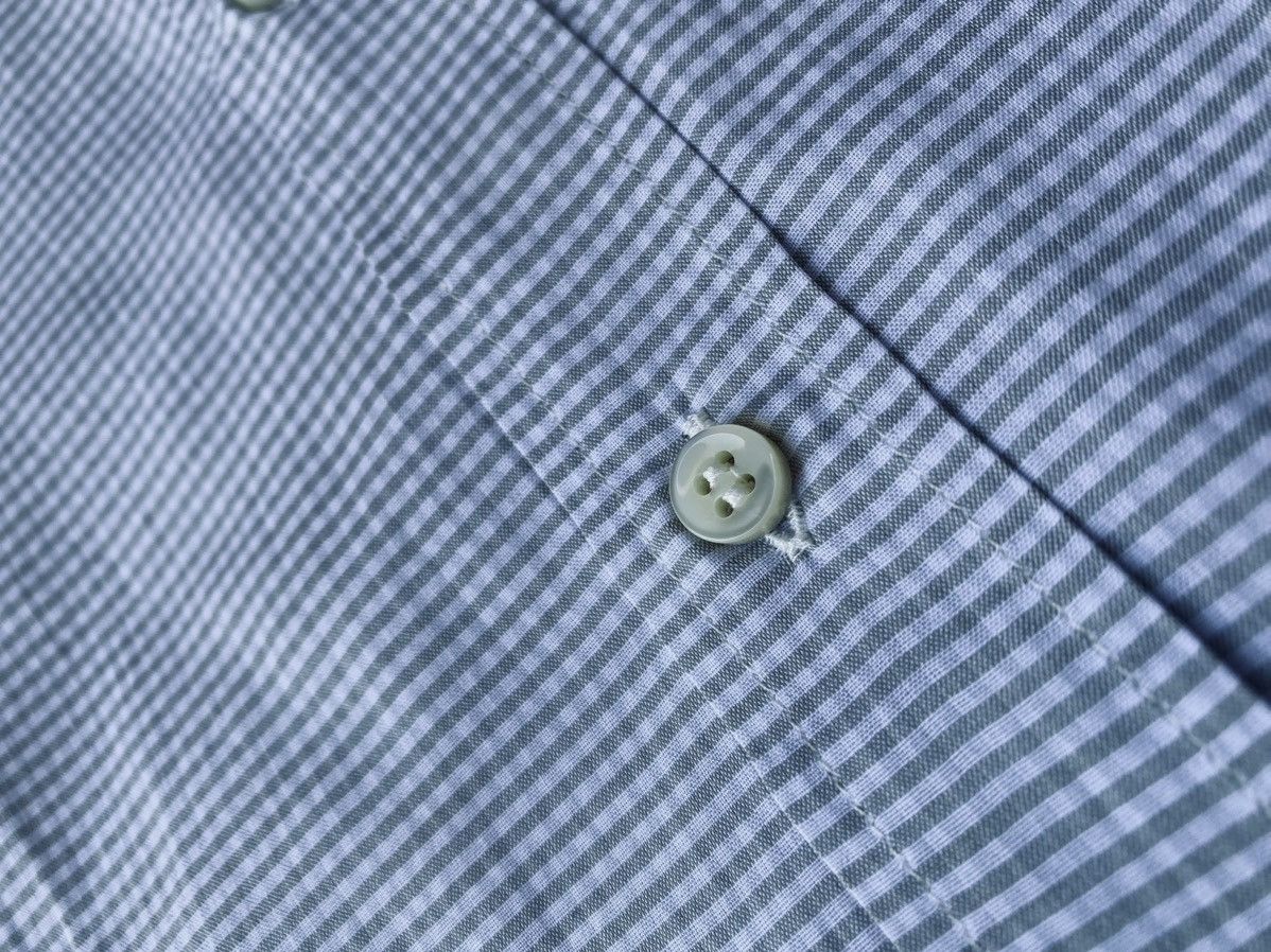 Brunello Cucinelli Brunello Cucinelli 🇮🇹 Olive Gingham Check Dress Shirt M NWT Size US M / EU 48-50 / 2 - 14 Thumbnail