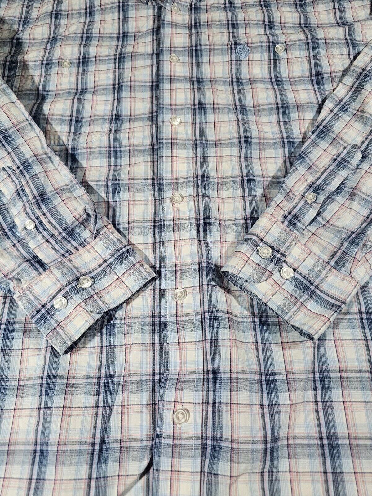Wrangler Wrangler George Strait Collection Shirt 2XL Plaid Button Size US XXL / EU 58 / 5 - 2 Thumbnail