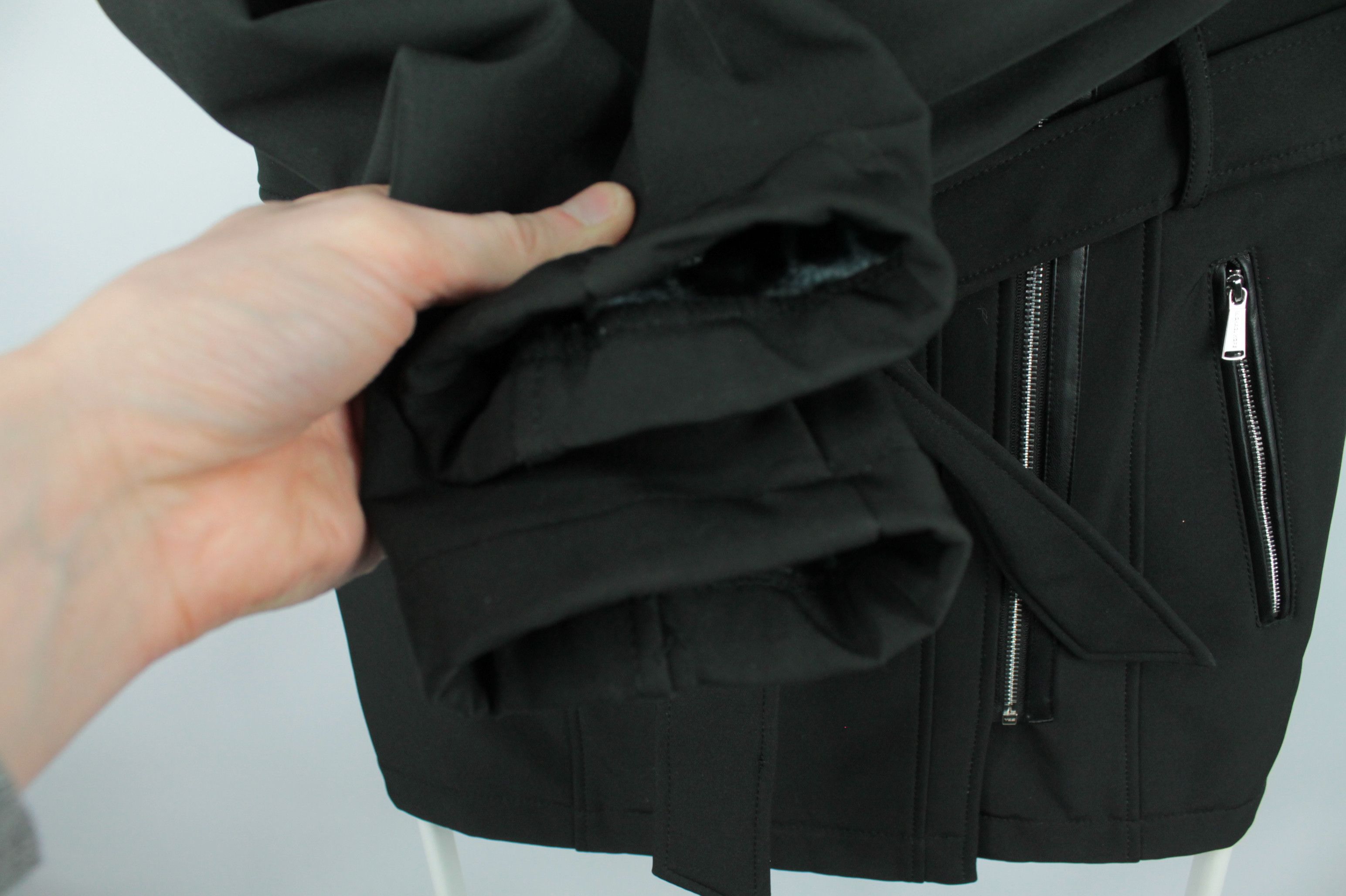 Designer × Michael Kors Michael Kors SoftShell Belted Black Trench Coat Women's Size S / US 4 / IT 40 - 4 Thumbnail