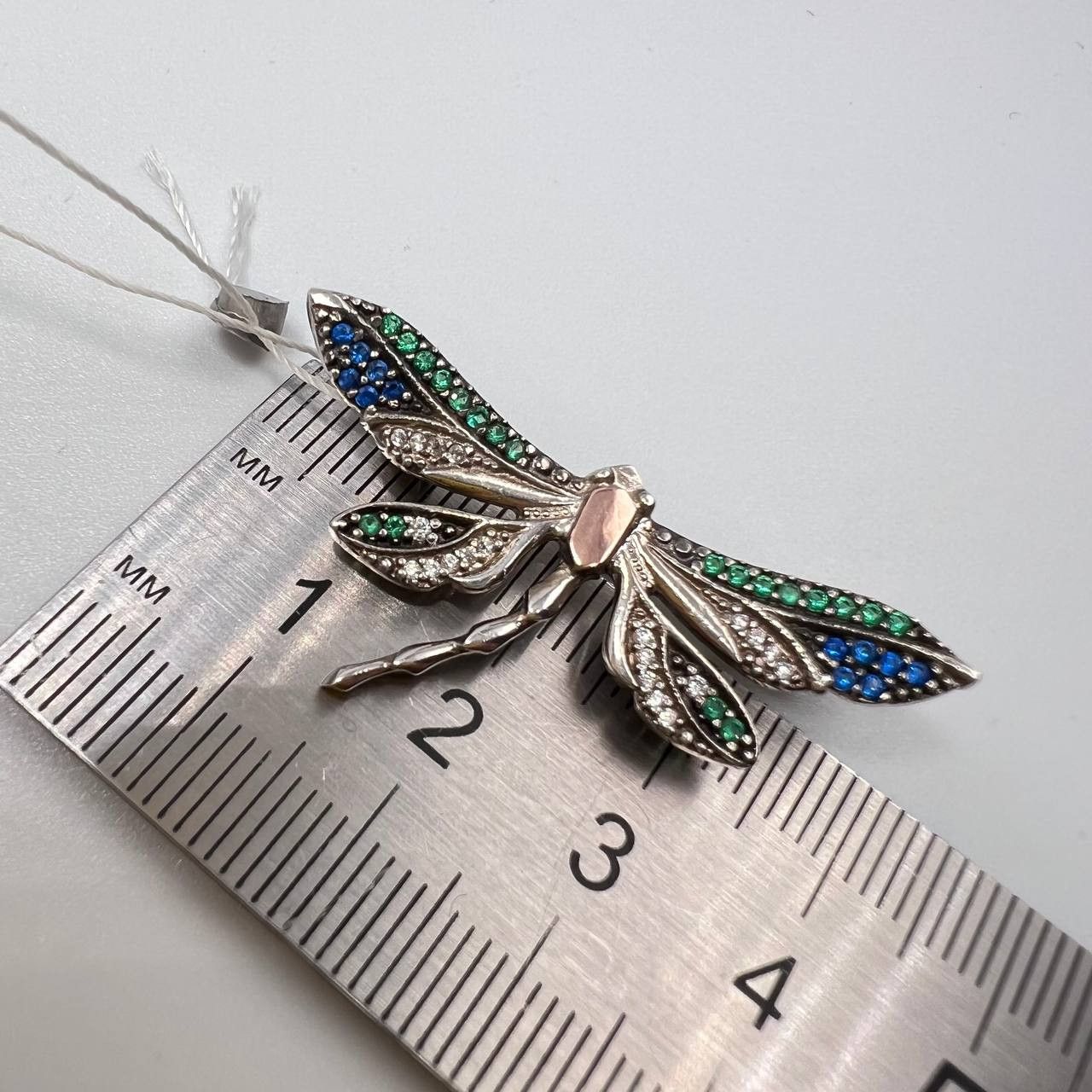 Vintage Vintage Pin Brooch Sterling Silver 925 Gold 9K Marked Tag Size ONE SIZE - 3 Thumbnail