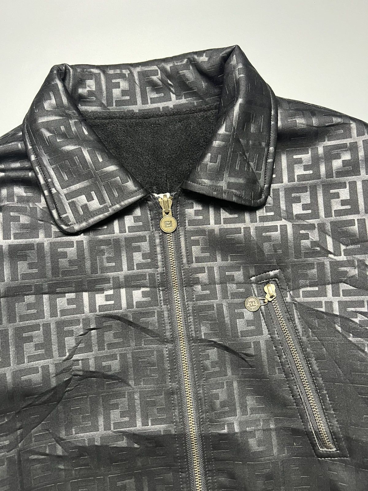 Fendi Vintage Fendi Monogram Reversible Long Coat Size US M / EU 48-50 / 2 - 2 Thumbnail
