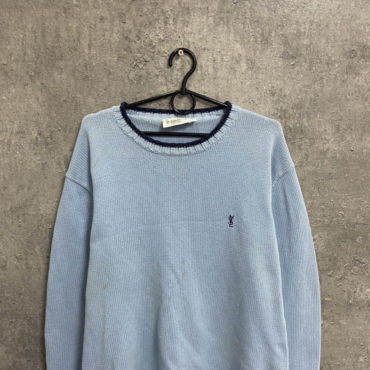 Yves Saint Laurent Vintage YSL Sweater Knit Yves Saint Laurent Heavy Sweater Size US L / EU 52-54 / 3 - 4 Thumbnail