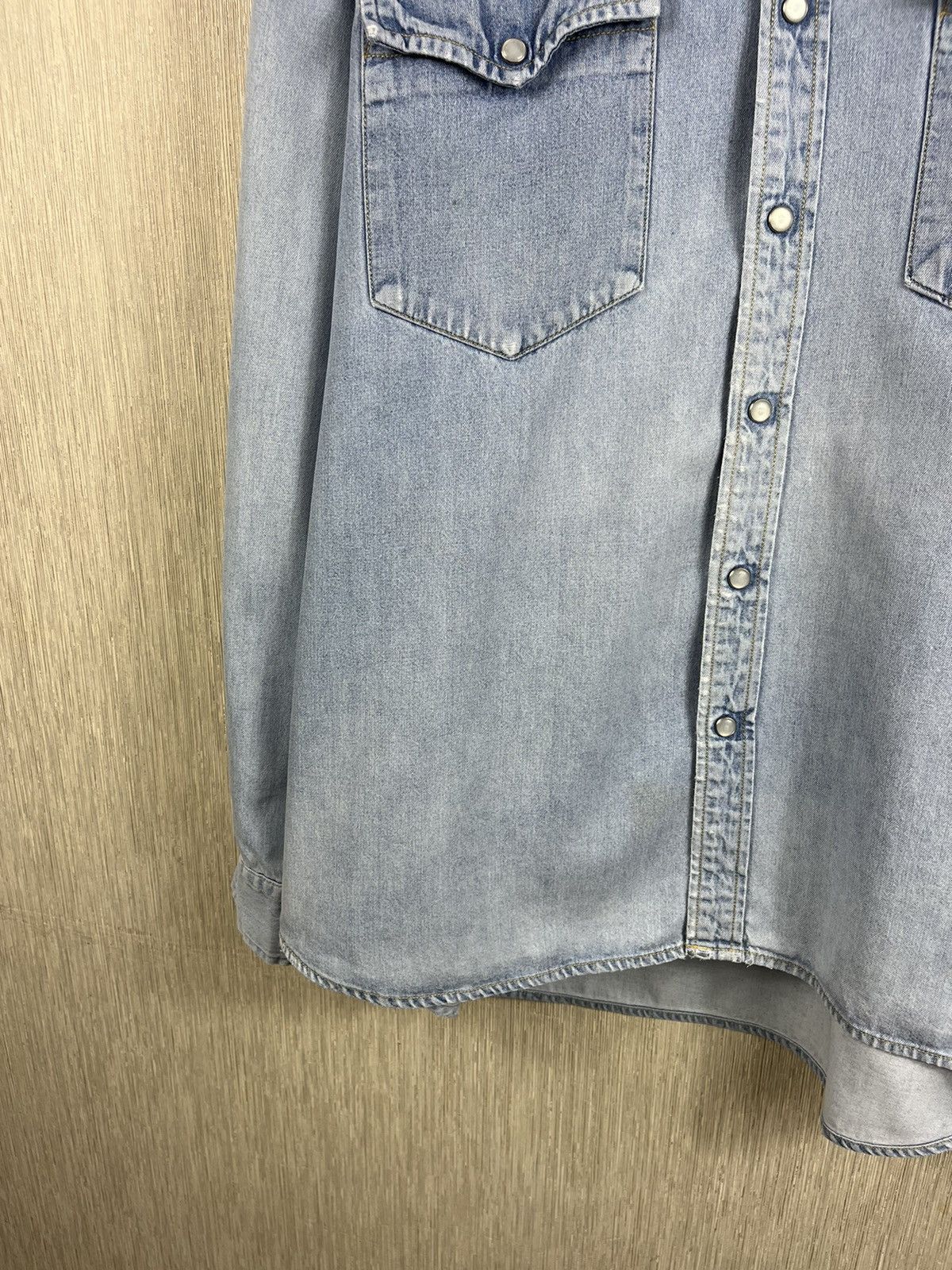 Lee × Vintage Vintage Lee Riders distressed denim thrashed cowboy shirt Size US L / EU 52-54 / 3 - 7 Thumbnail