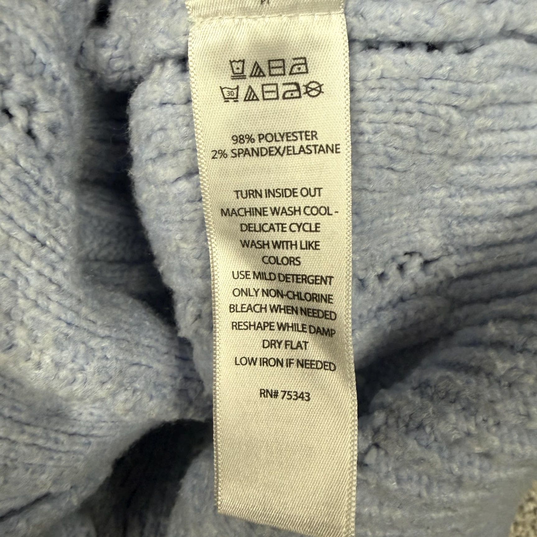Vintage London Kaye Cardigan Sweater Womens L Blue Cable Knit Button Classic Cozy Preppy Size L / US 10 / IT 46 - 6 Thumbnail