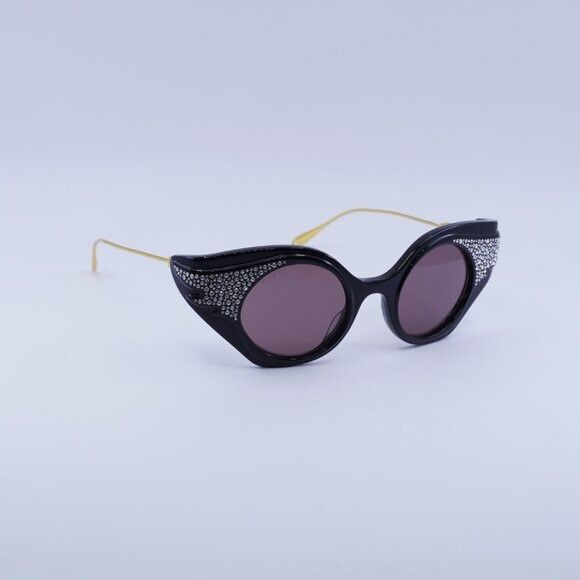 Gucci 🕶️ New Gucci GG1327S 001 Sunglasses - Shiny Black Size ONE SIZE - 3 Thumbnail